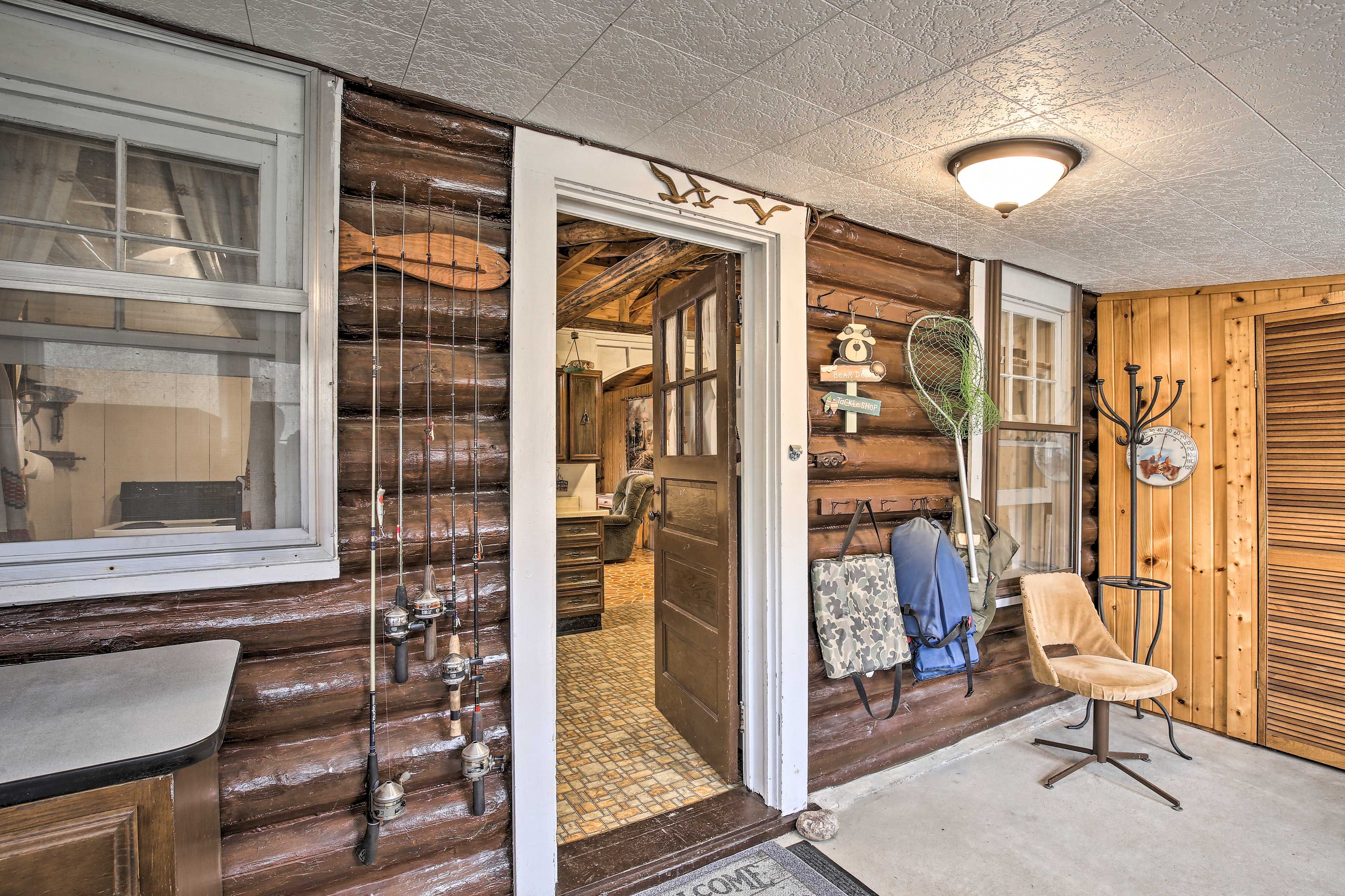 Cabin Entrance | Keyless Entry | Fishing Gear
