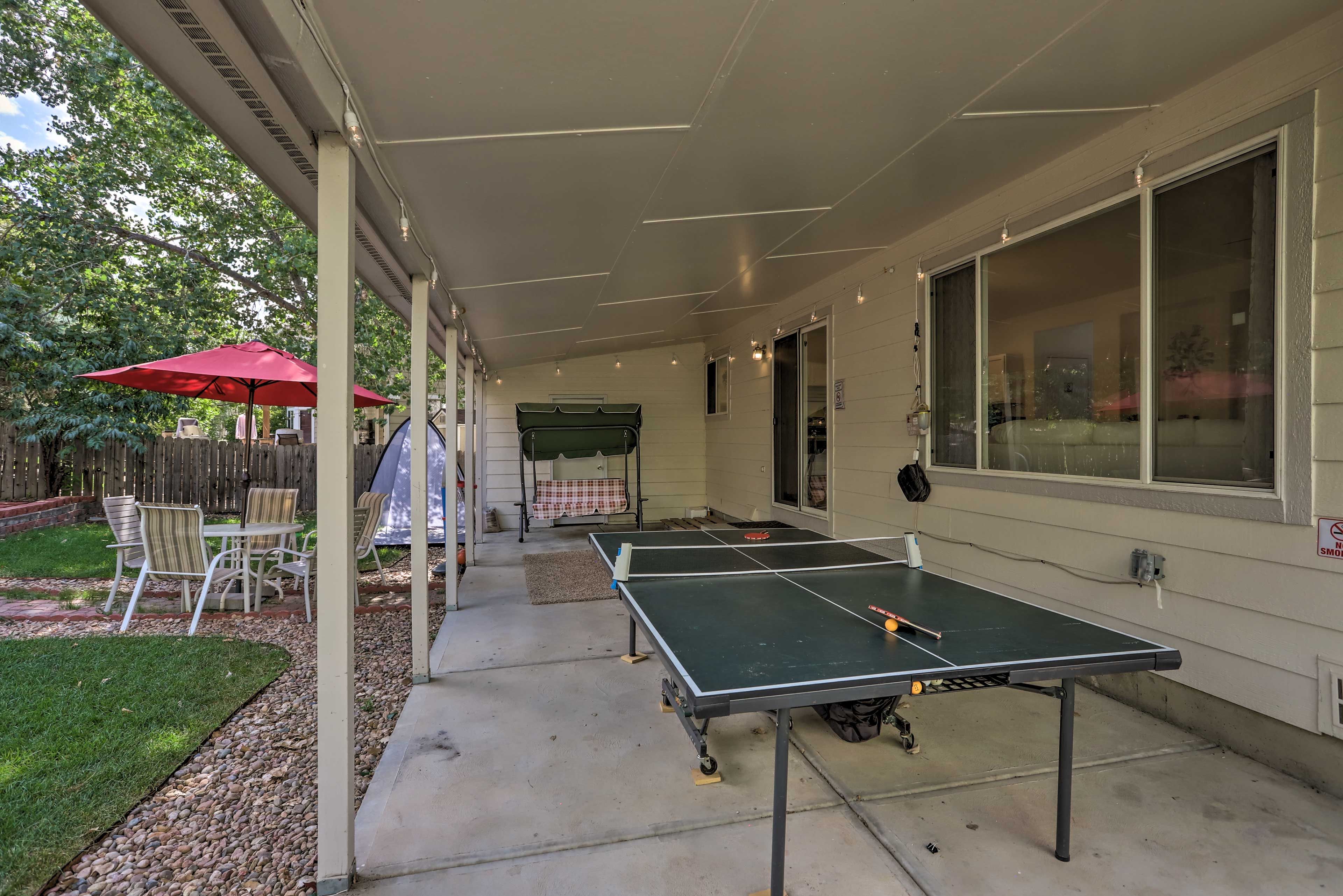 Private Backyard | Covered Patio