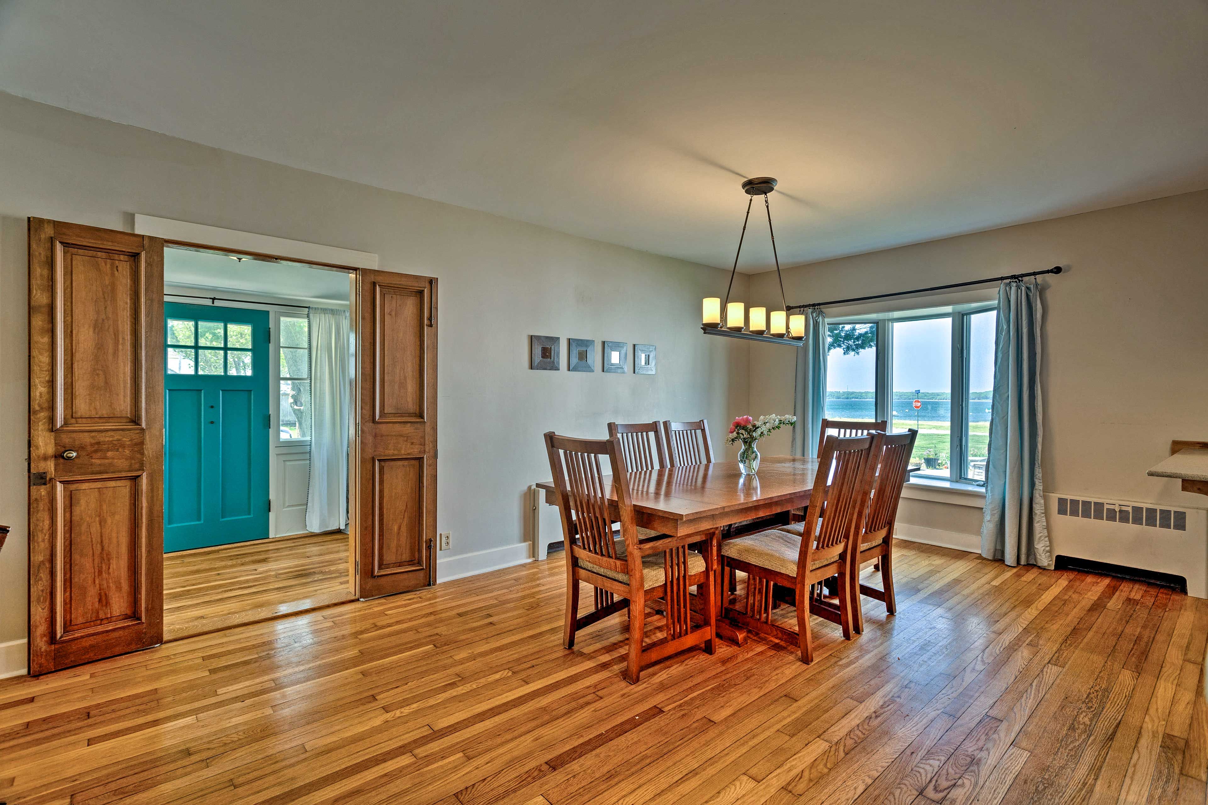Dining Room | Ocean Views | Stairs Required for Access