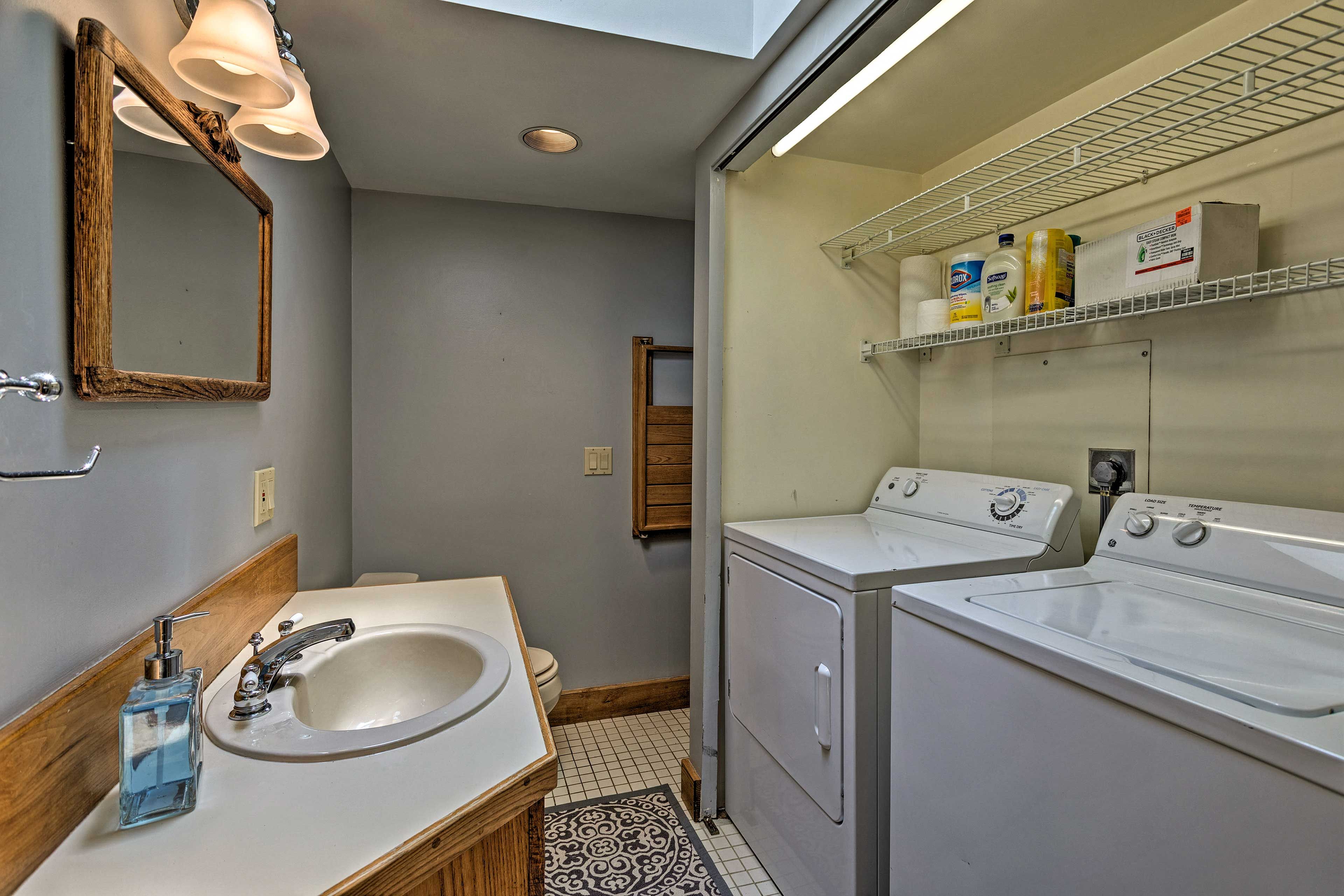 Full Bathroom | In-Unit Laundry