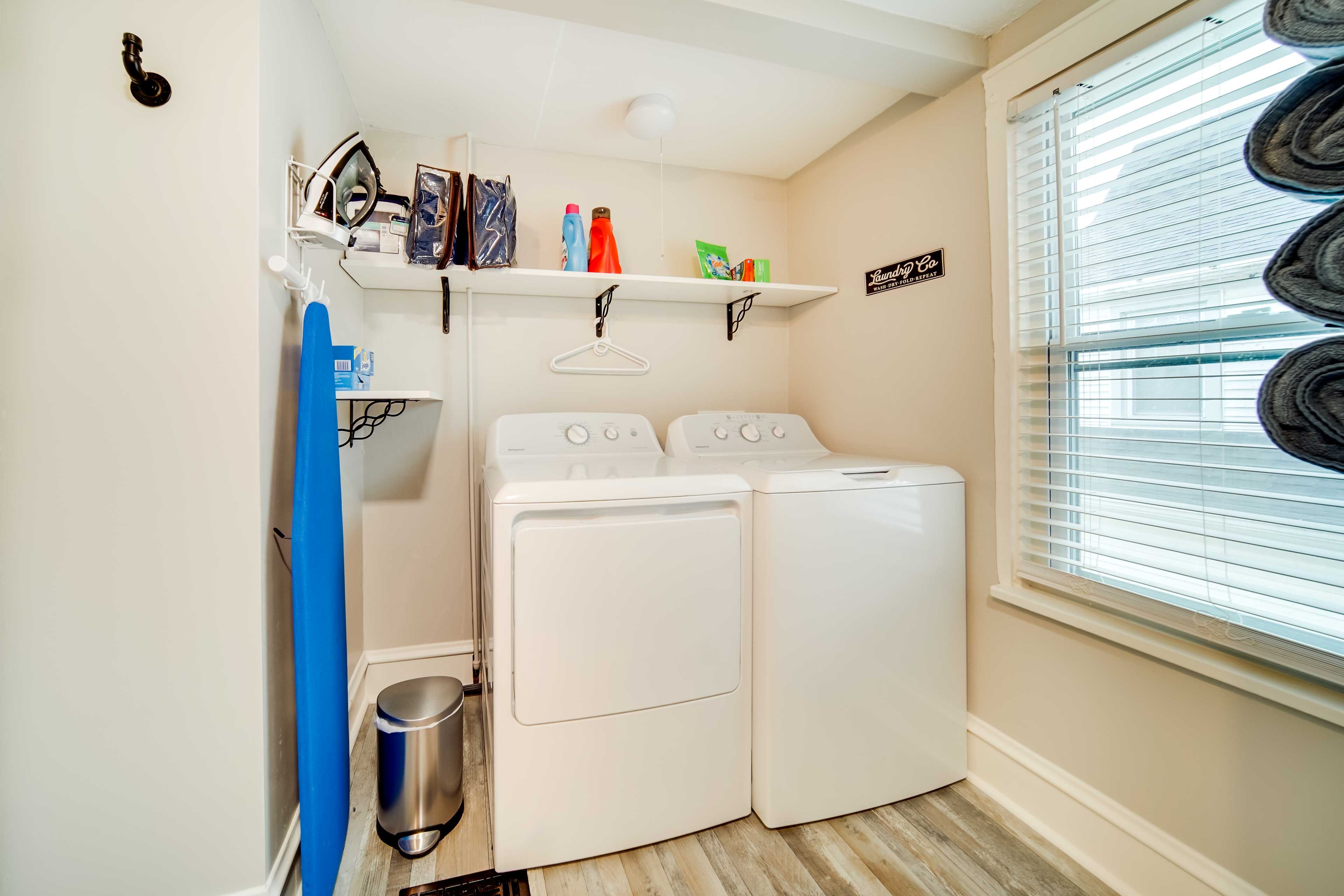 In-Unit Private Laundry | Cleaning Essentials