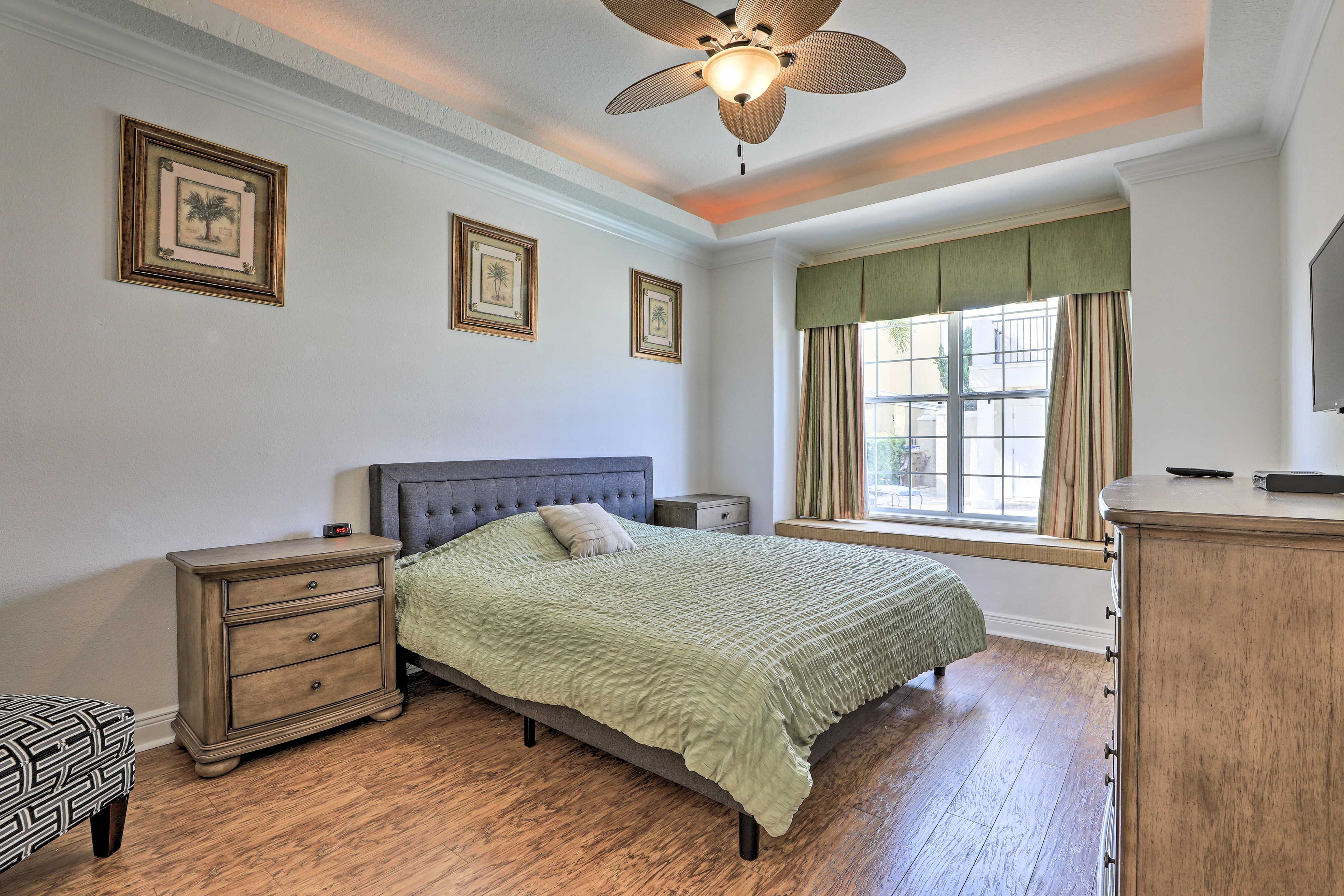 Bedroom 1 | 1st Unit | Lower Level | King Bed