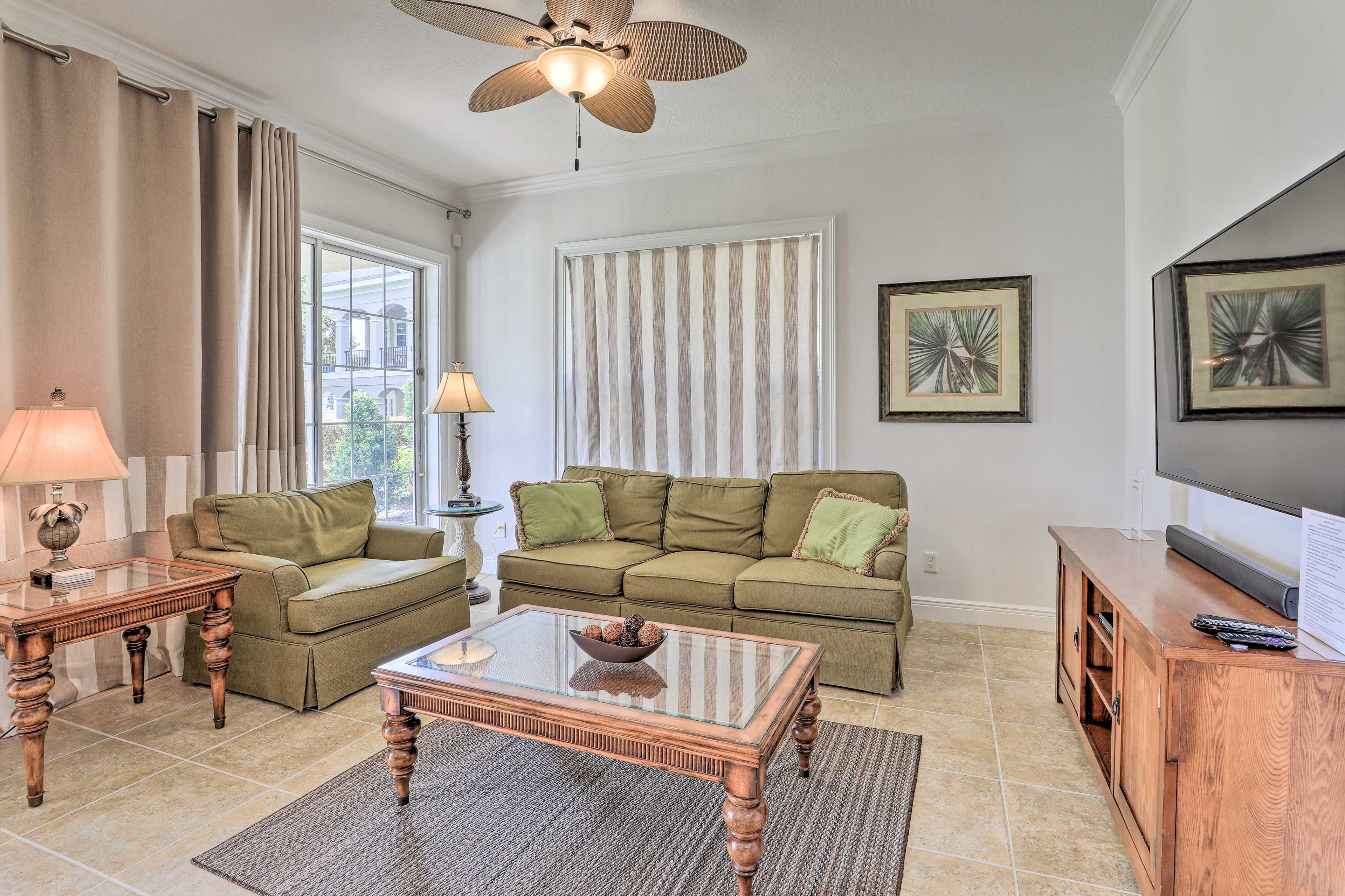 Living Room | 1st Unit | Lower Level | Sleeper Sofa