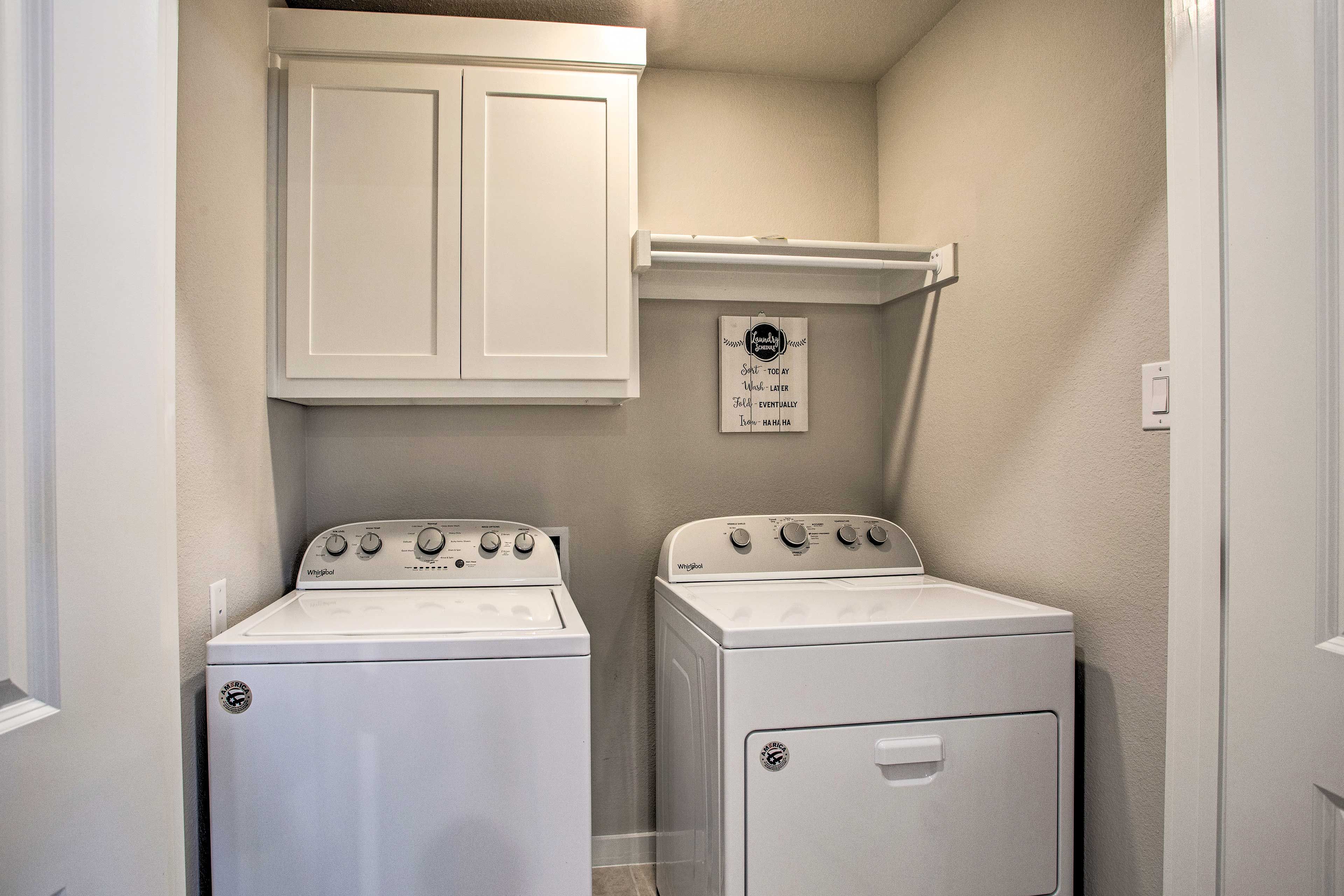 2nd-Floor Landing | In-Unit Laundry Machines