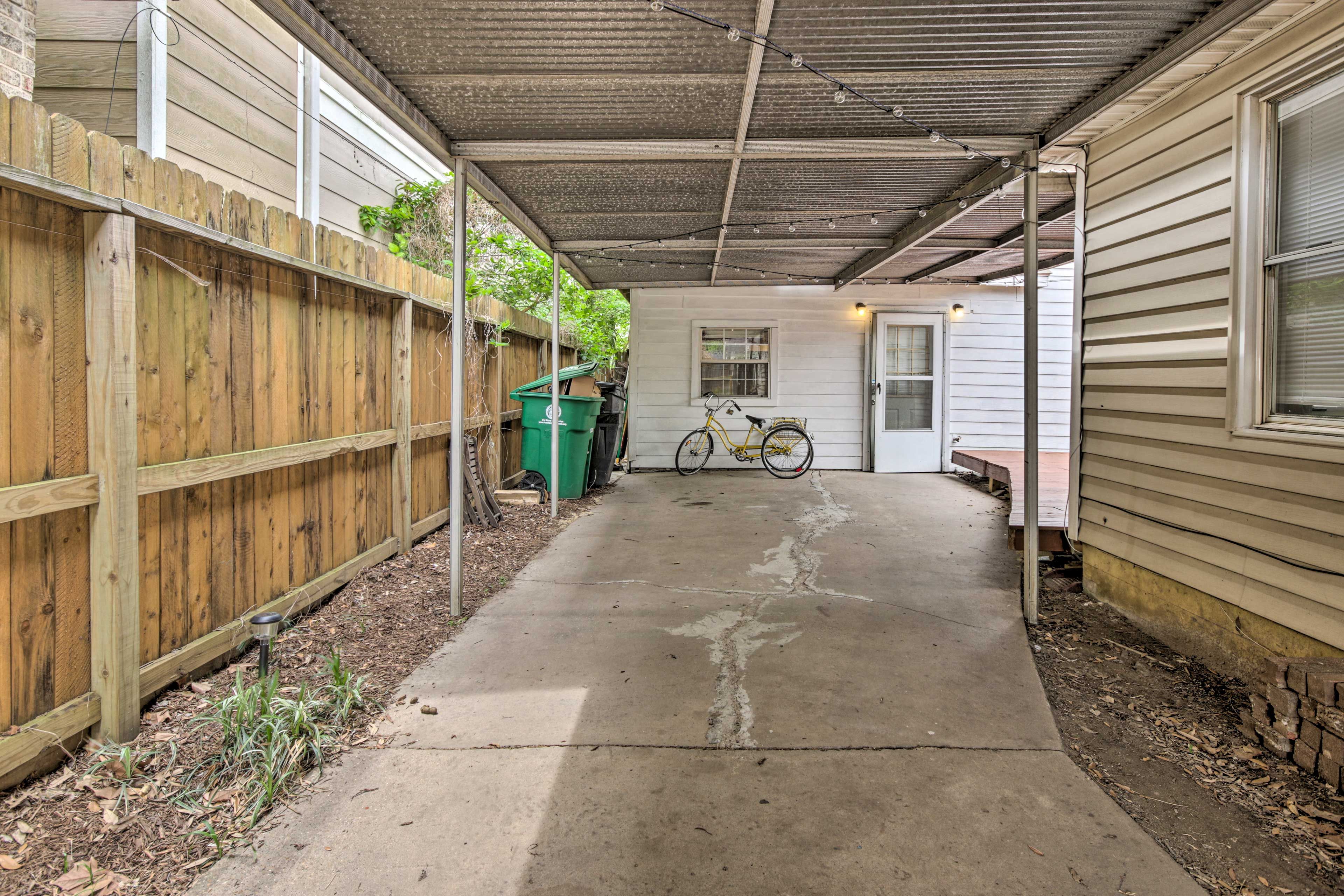 Apartment Exterior | Covered Car Port Parking (2 Vehicles)