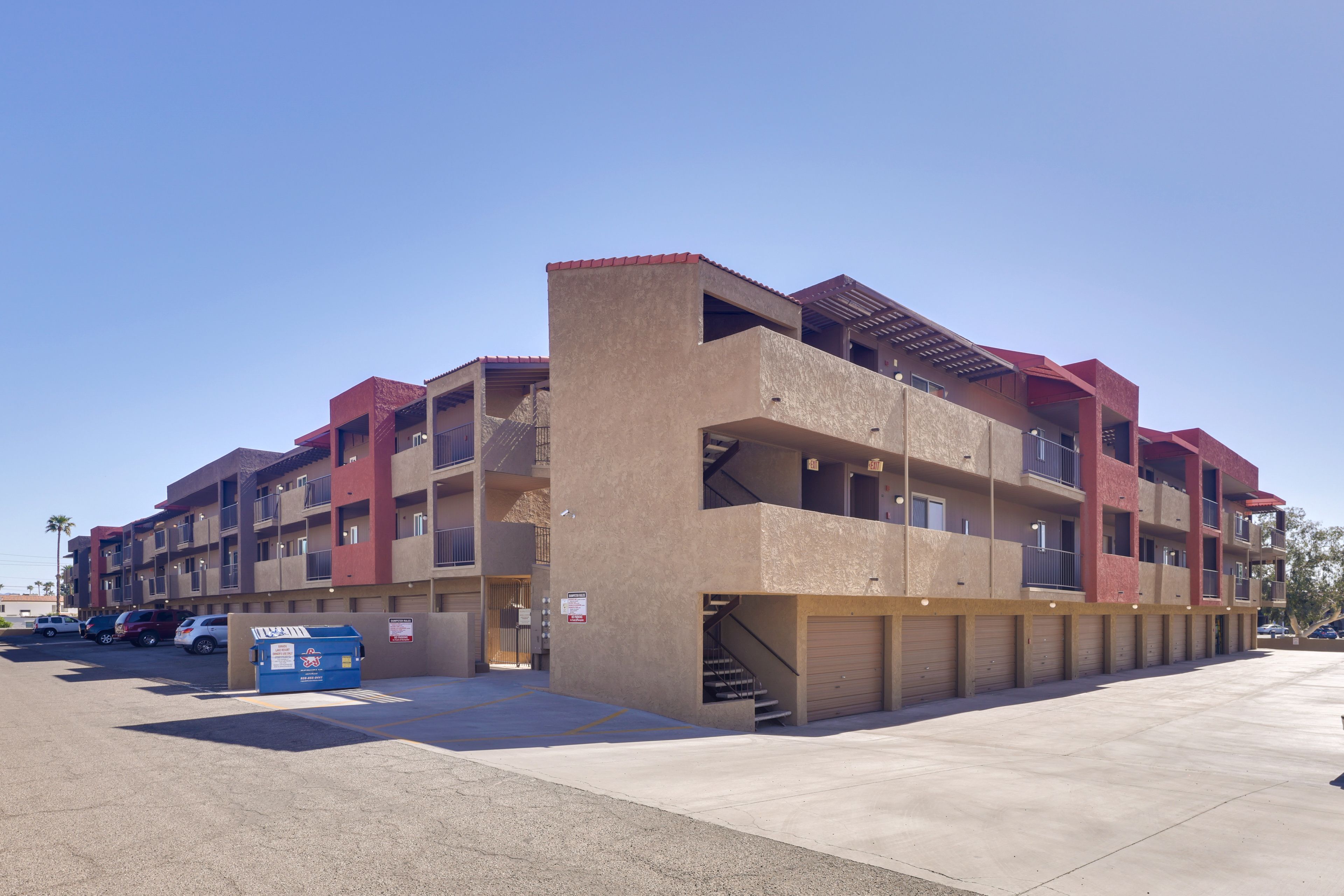 Condo Exterior | Open Parking Lot