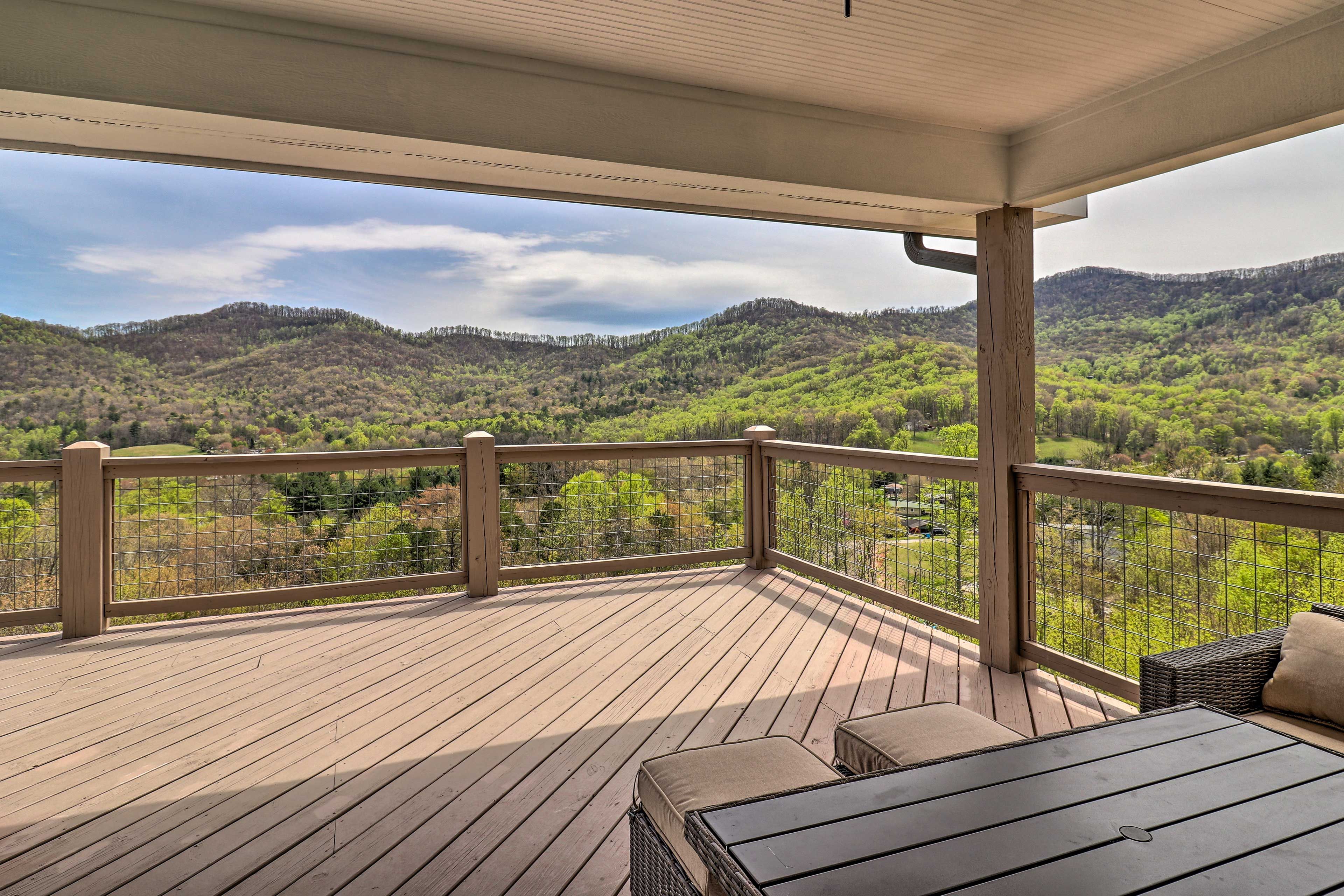 Private Deck | Mountain Views