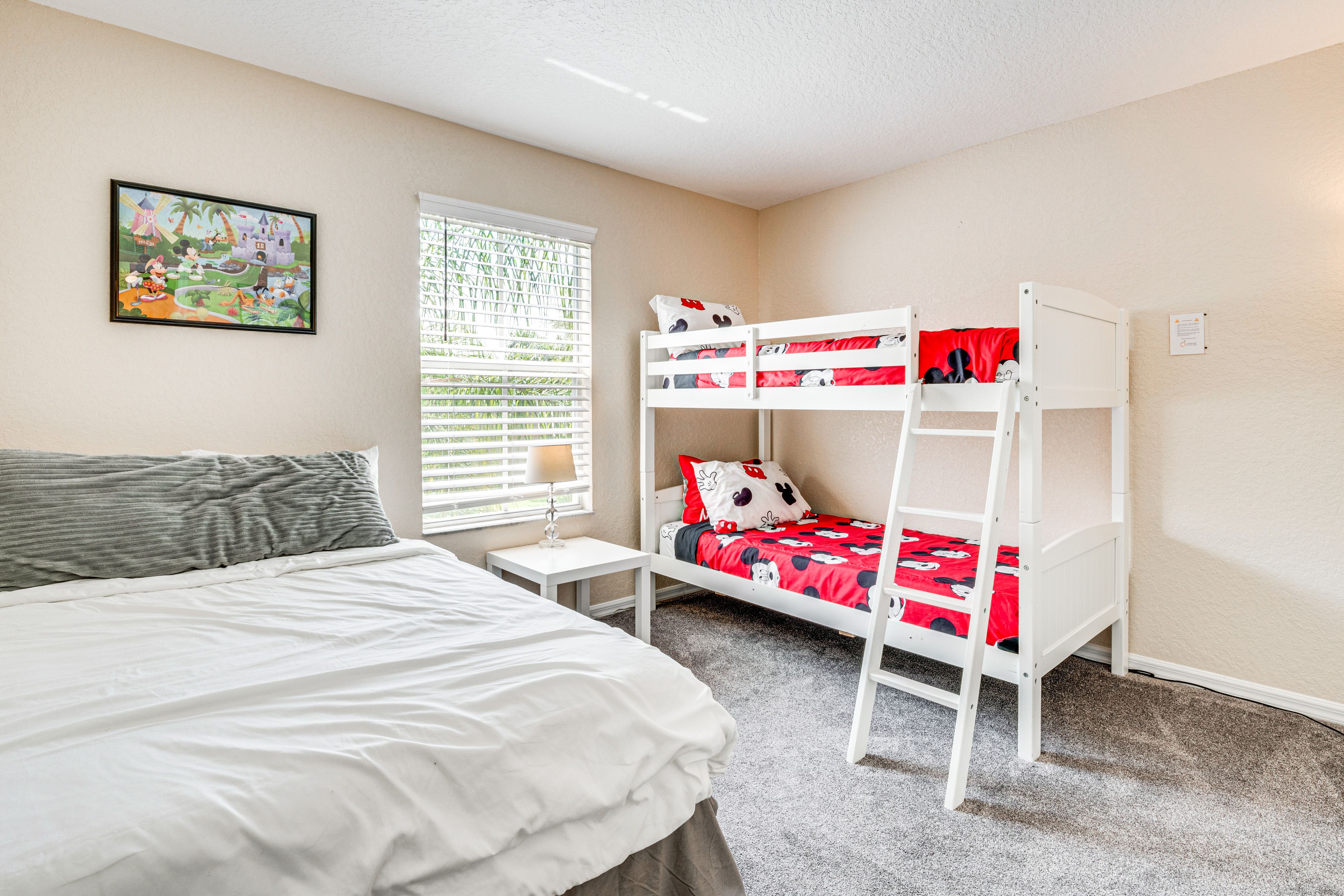 Bedroom 3 | 2nd Floor | Full Bed | Twin Bunk Bed