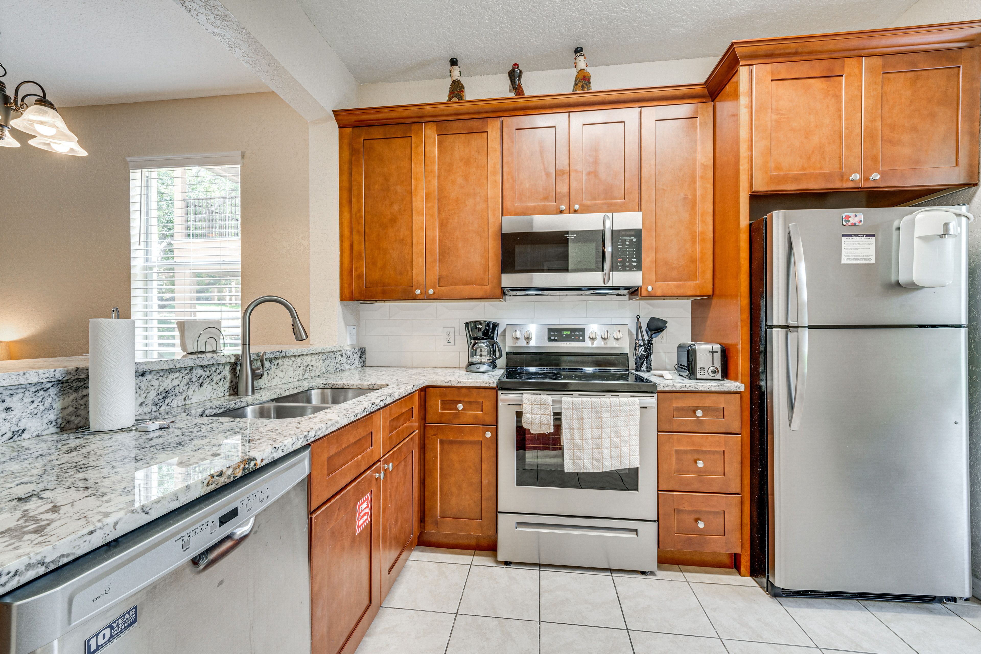 Kitchen | 1st Floor | Stainless Steel Appliances w/ Dishwasher | Free WiFi