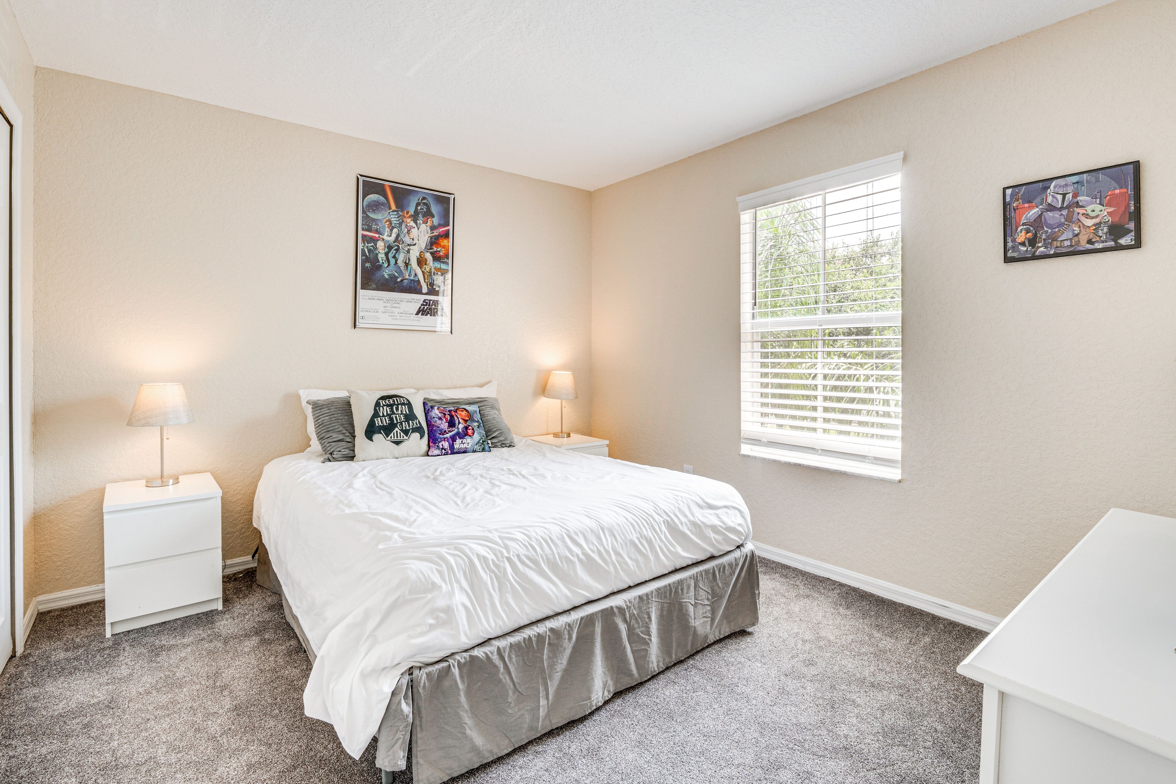 Bedroom 2 | 2nd Floor | Queen Bed | Linens Provided | Smart TV