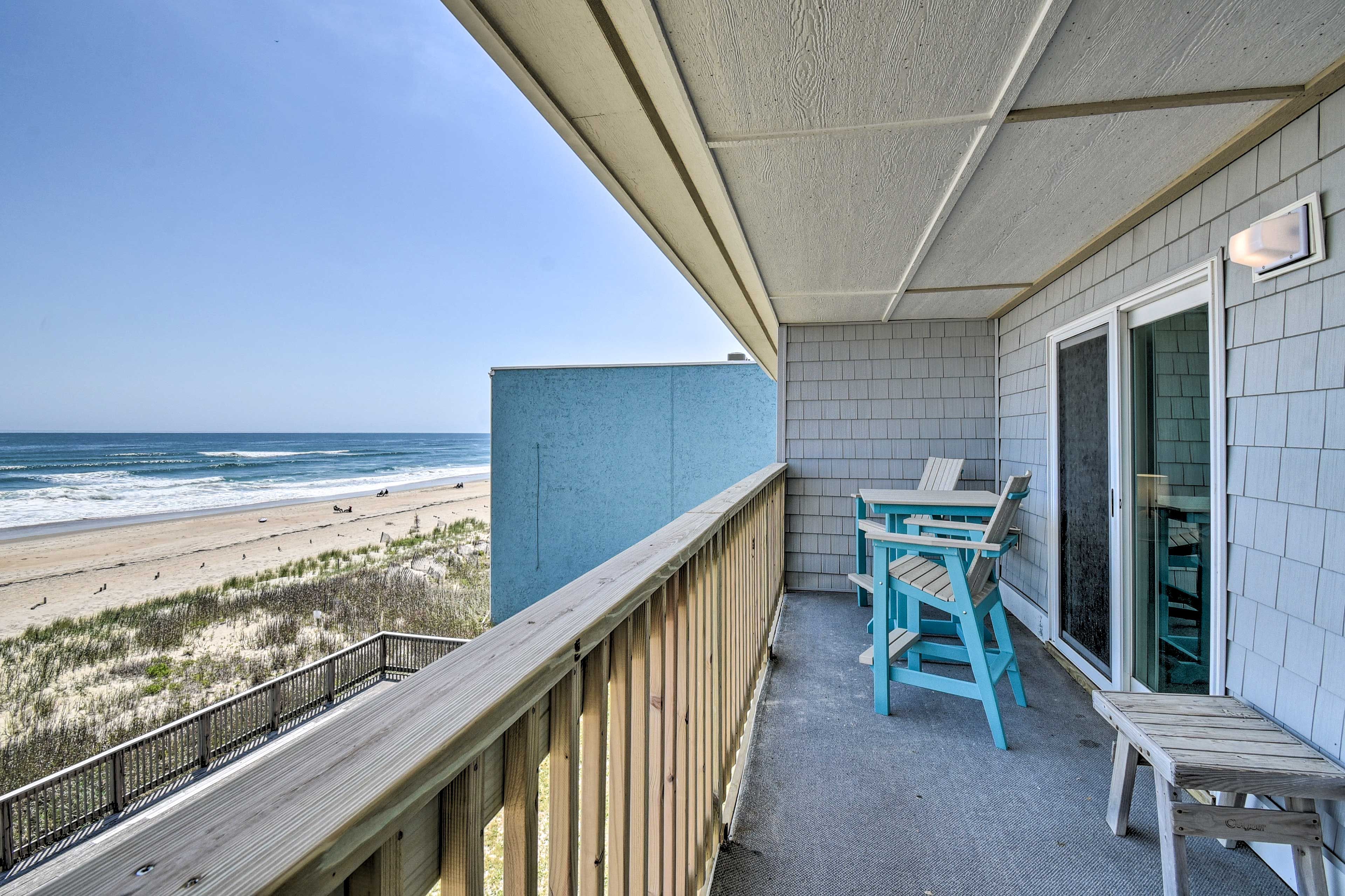 Private Balcony | Stairs Required for Access