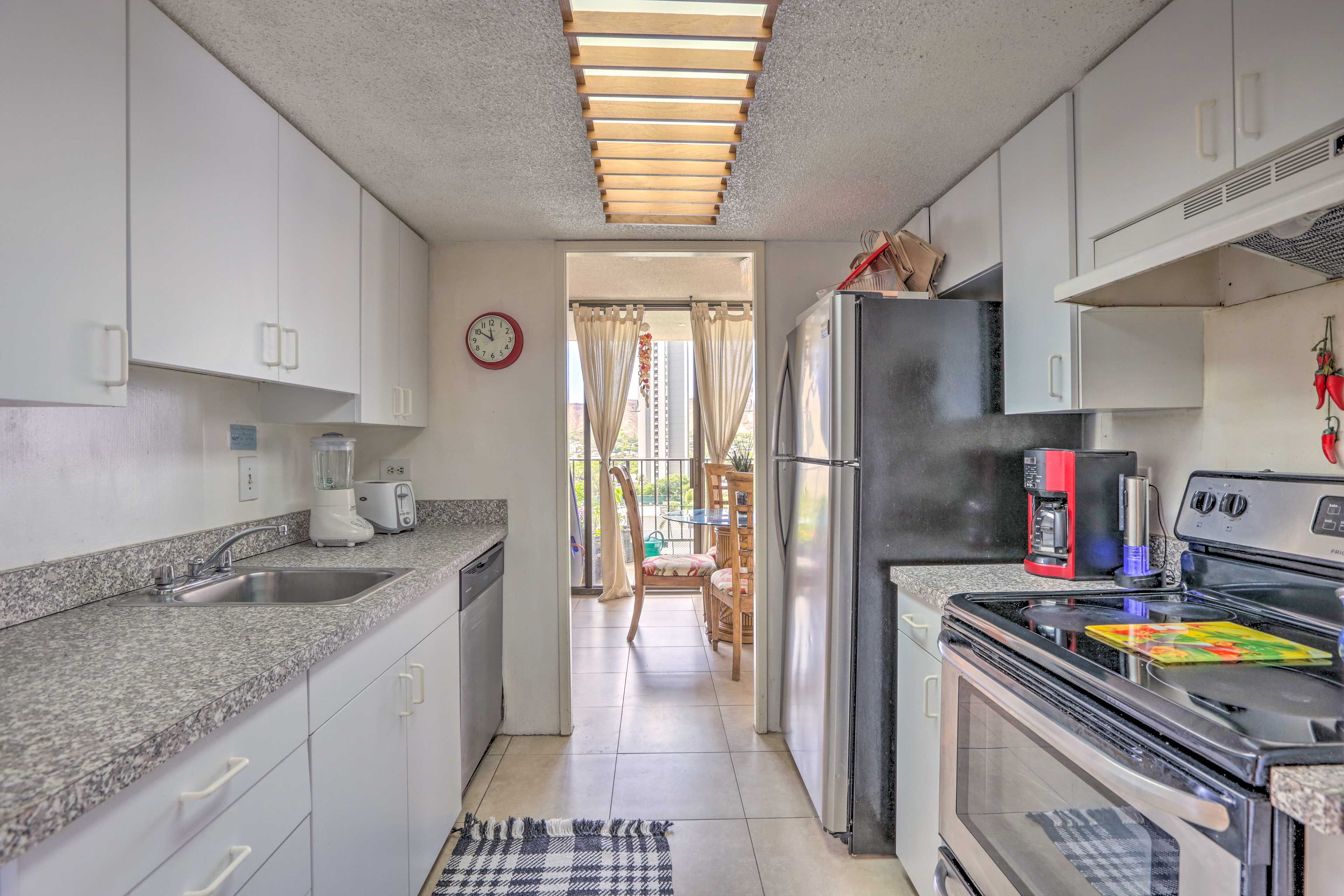 Kitchen | Fully Equipped | Stainless Steel Appliances