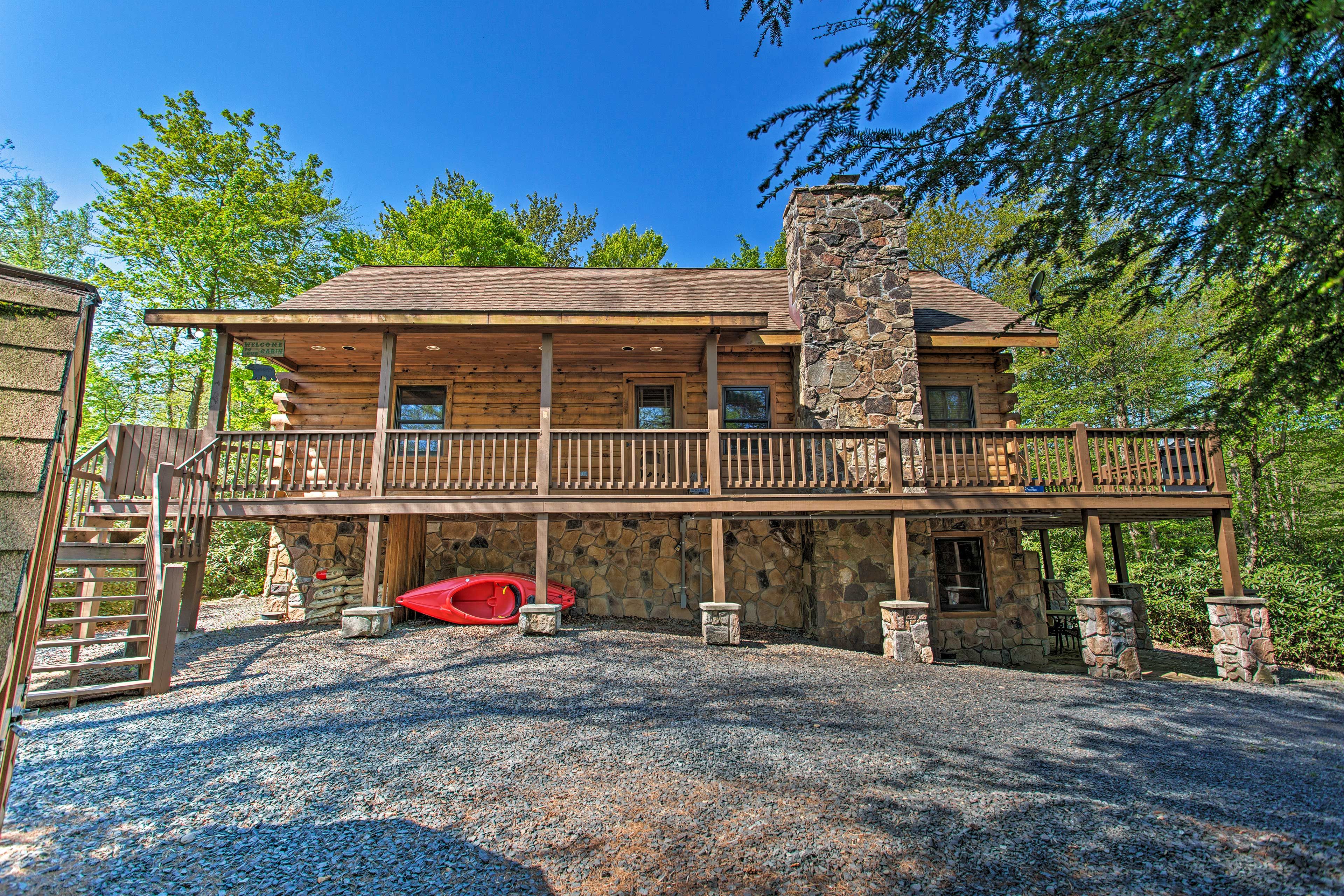 Cabin Exterior | Kayaks Provided
