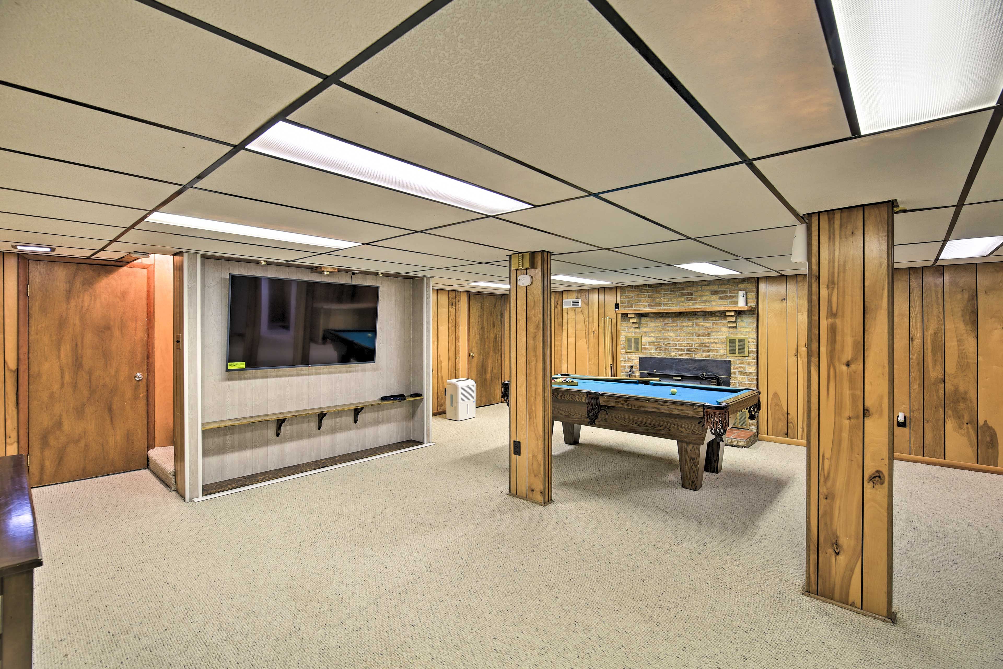 Game Room | Smart TV | Pool Table