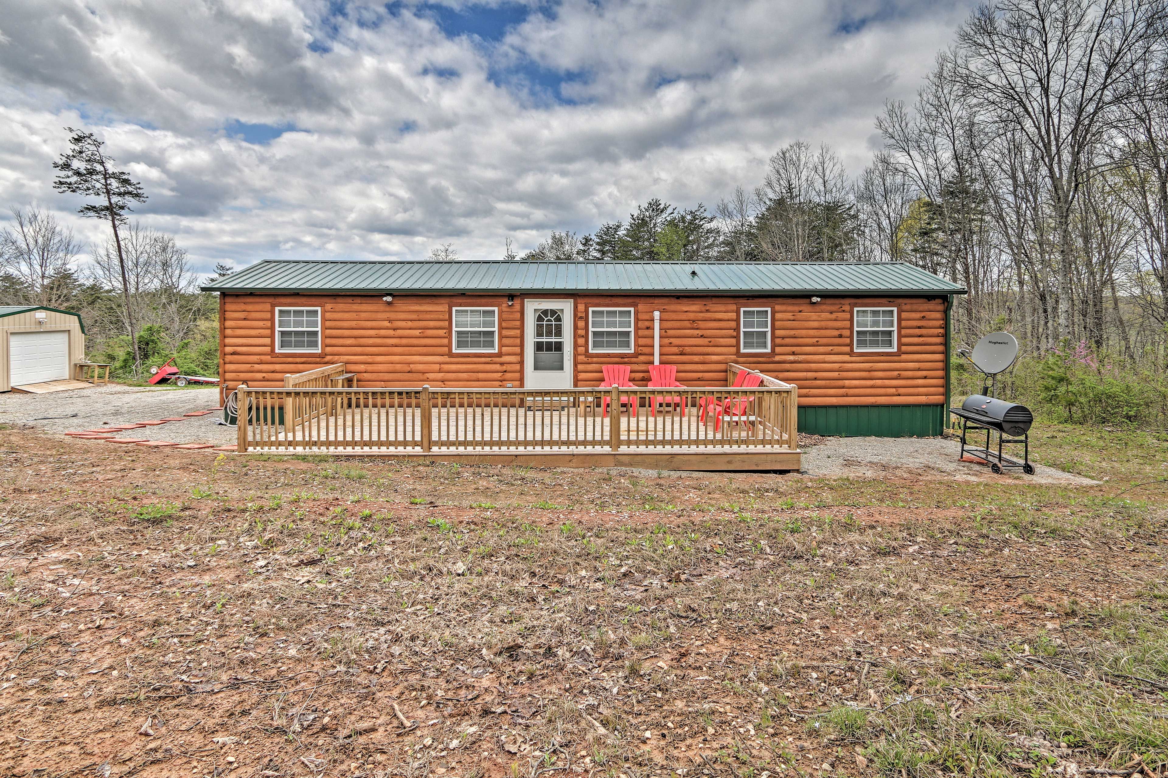 Cabin Exterior | Steep Driveway (2 Vehicles) | AWD Required to Access