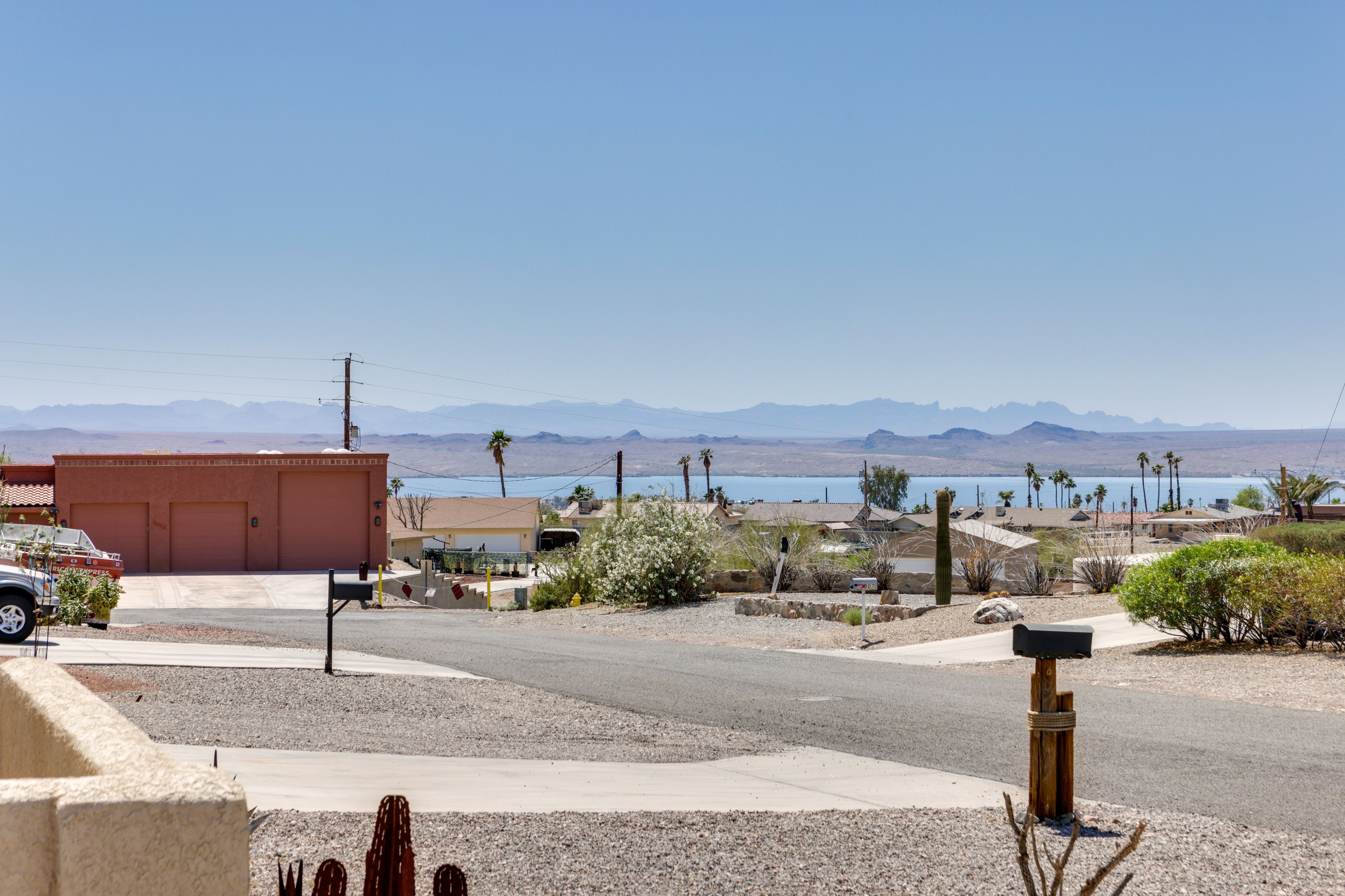 View from Property | ~2 Miles to Lake Havasu