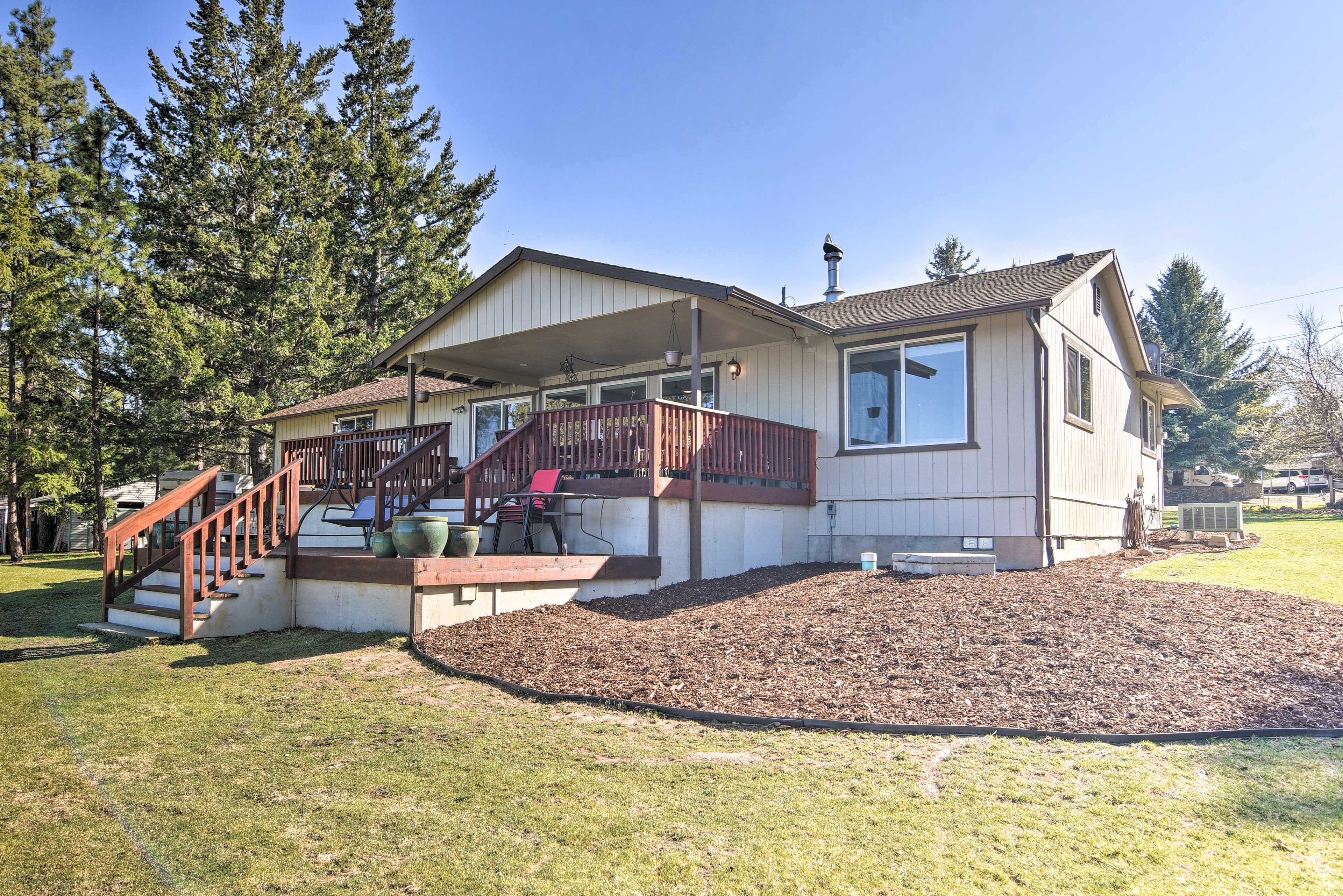 Backyard Space | Stairs Required for Deck Access