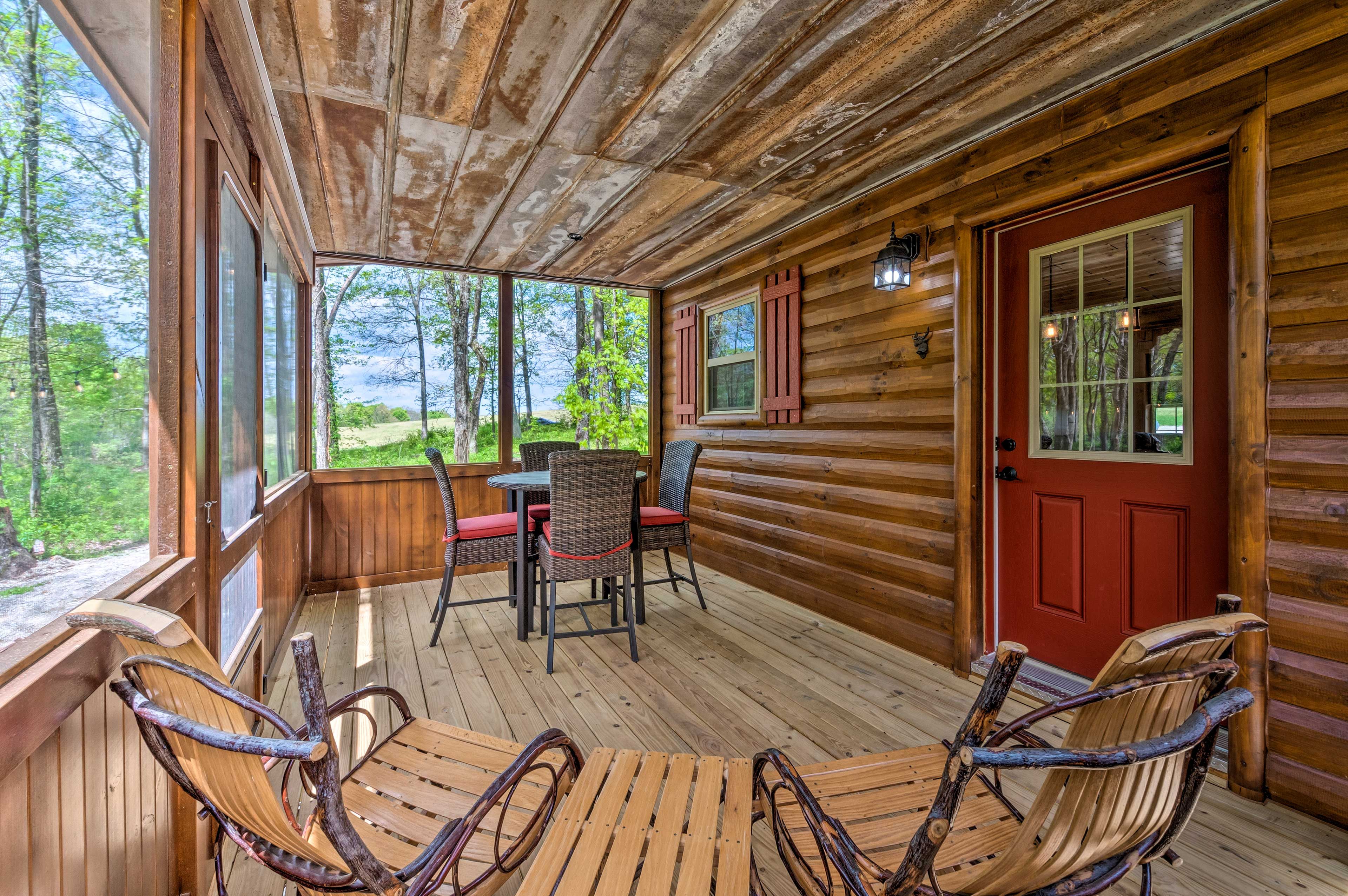 Screened Porch | Forest Views
