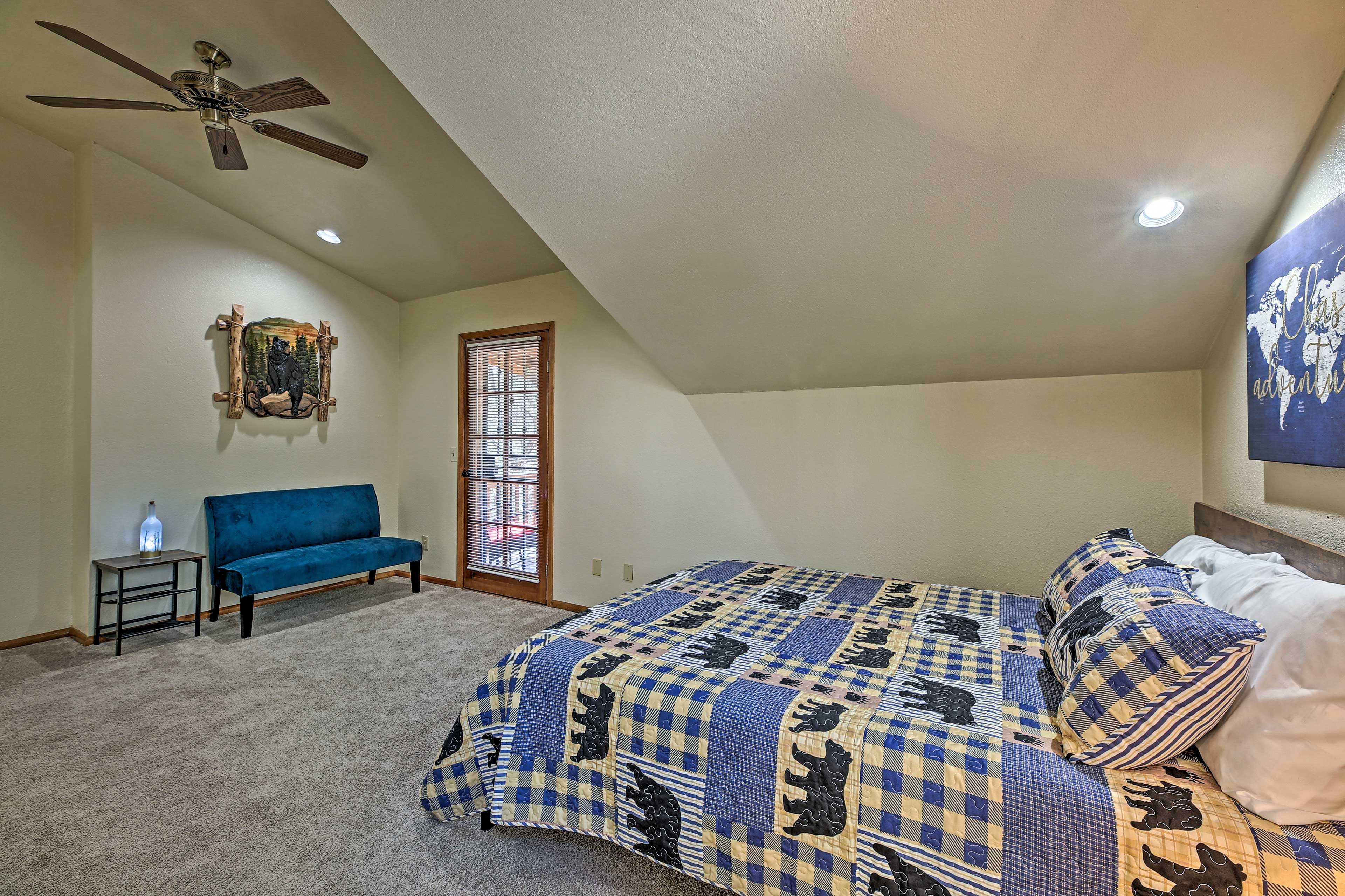 Bedroom 2 | Queen Bed | Private Balcony Access | 2nd Floor