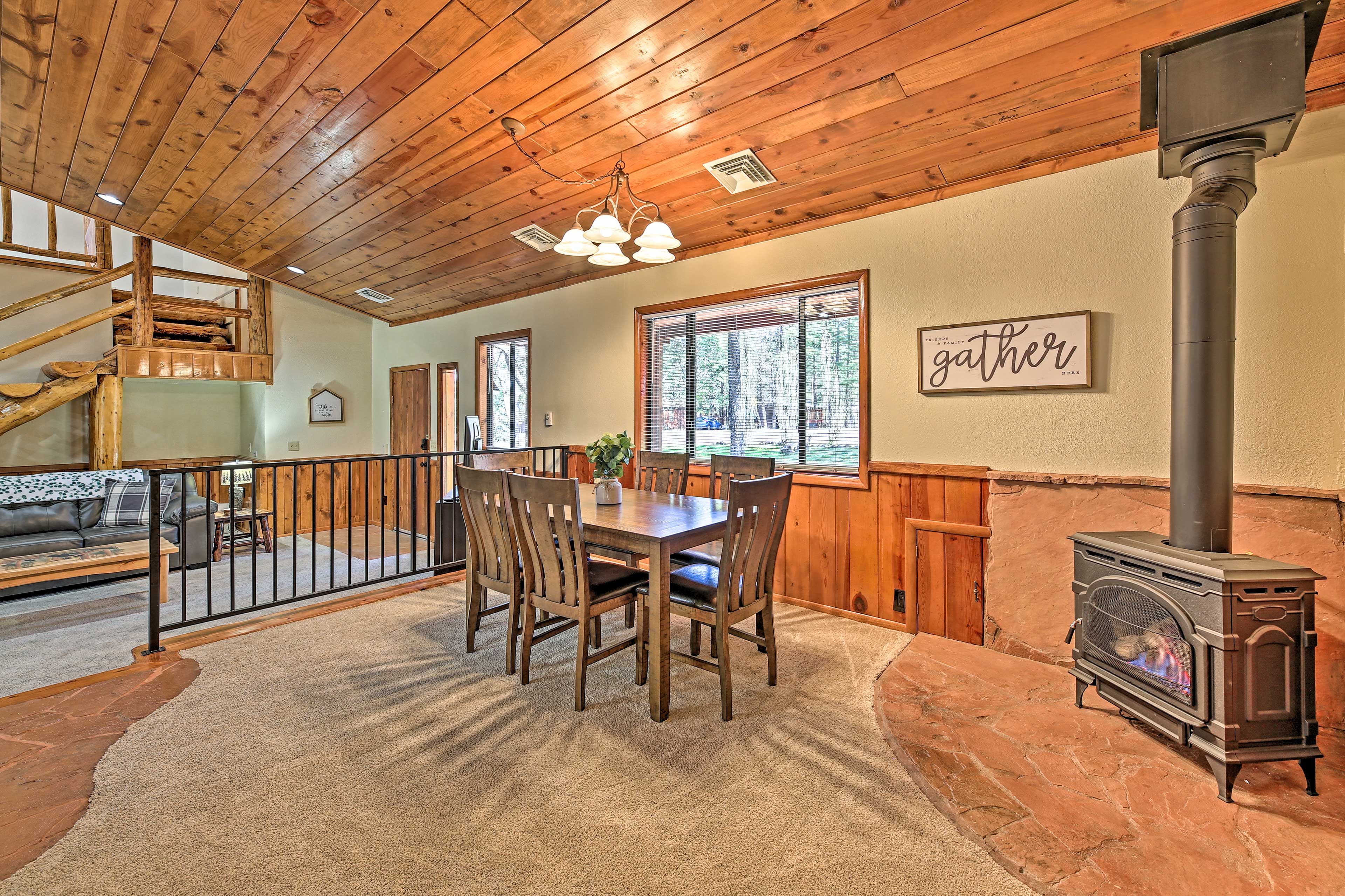 Dining Room | Fireplace