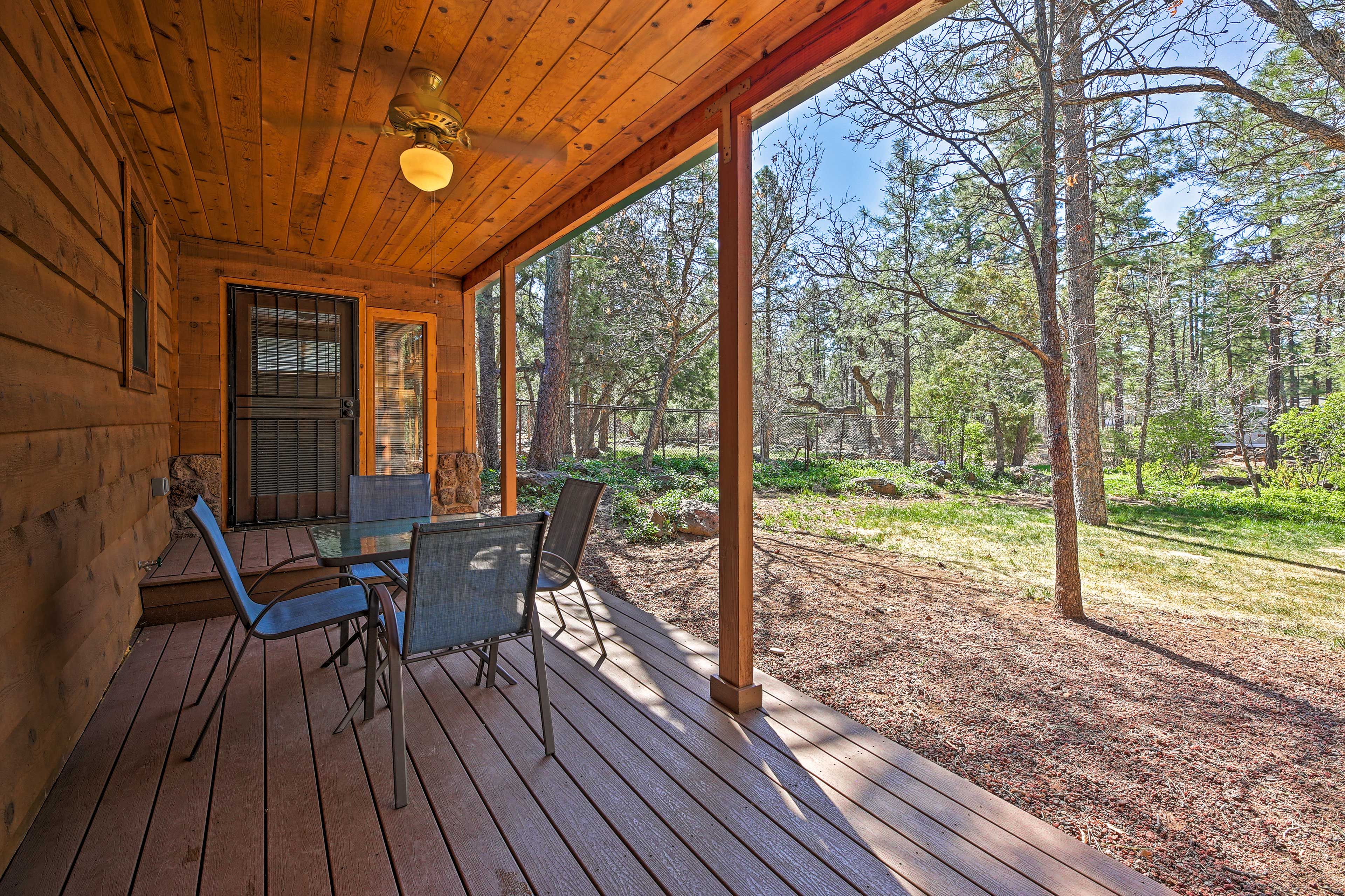 Private Covered Deck