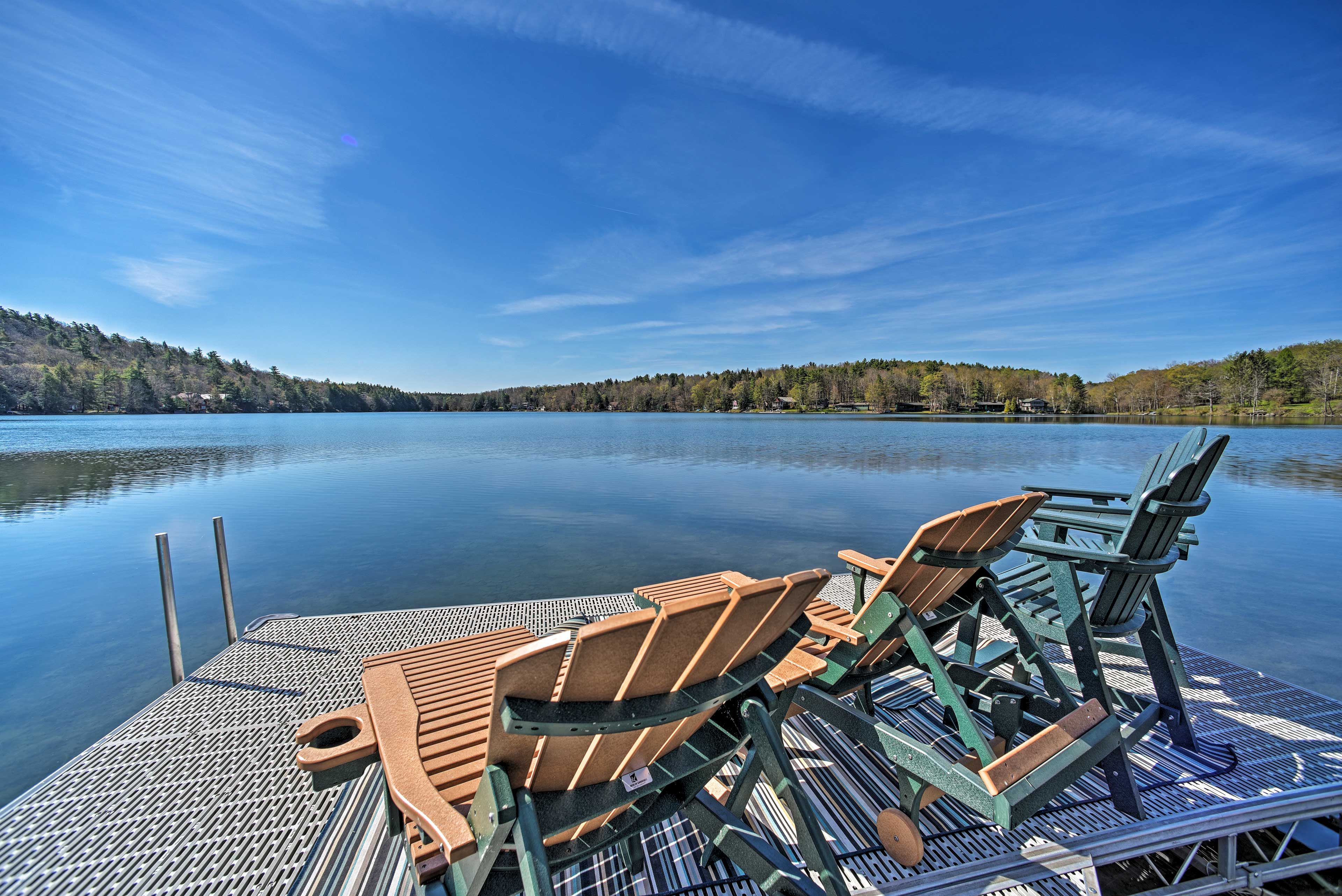 Milford Vacation Rental | 1BR | 1BA | 1,260 Sq Ft | Step-Free Entry