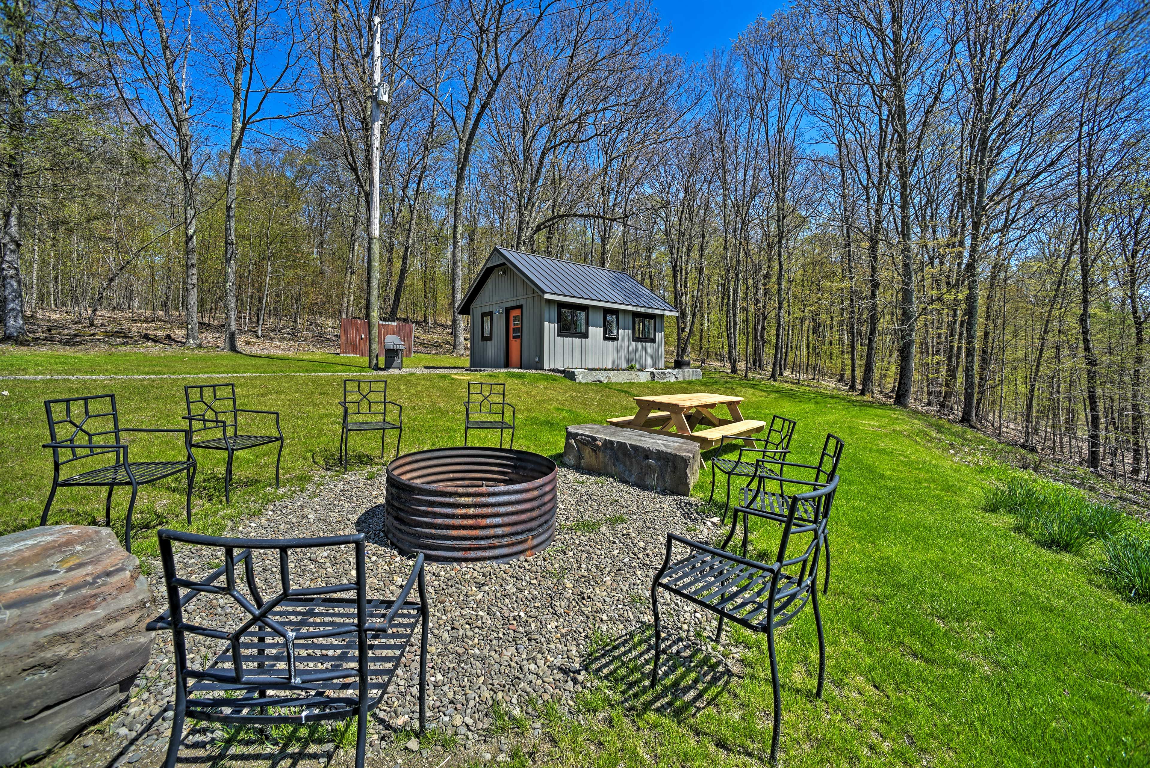 Exterior | Fire Pit | Picnic Table | Hiking & Hunting Access On-Site