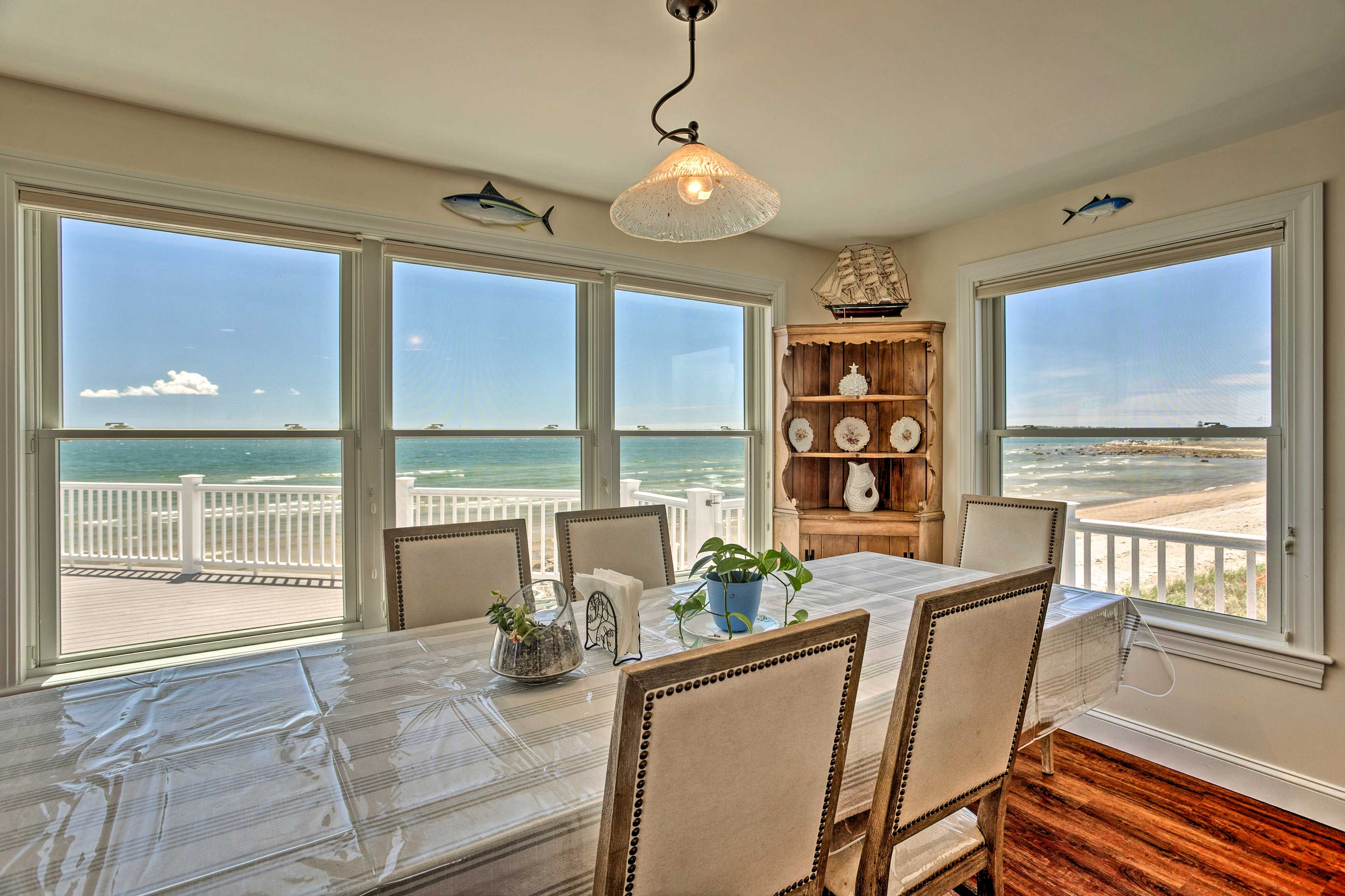 Dining Area | 2nd Floor | Stairs Required | Dishware & Flatware
