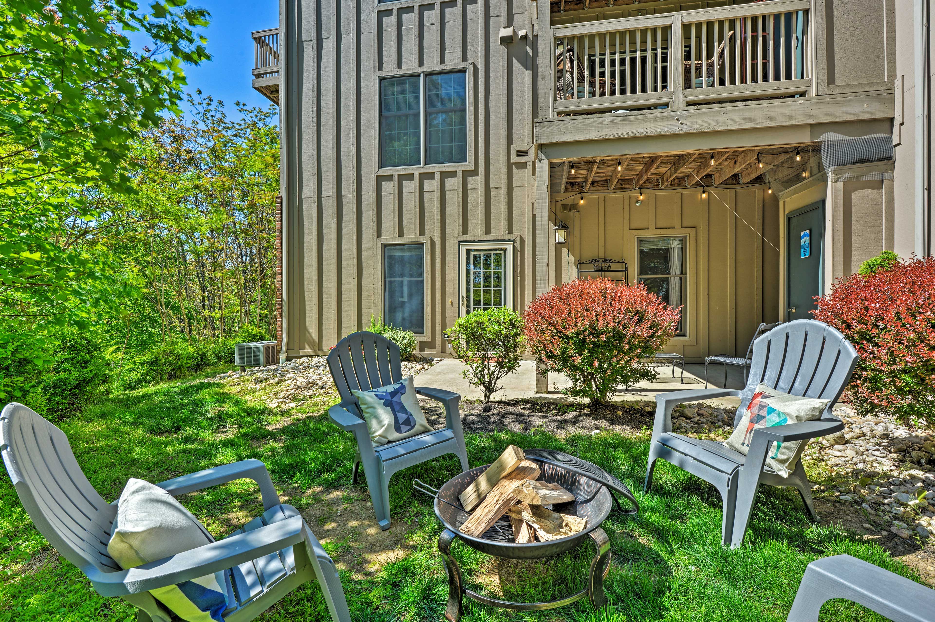 Mercersburg Vacation Rental | 2BR | 1BA | 1-Story Condo | 1,087 Sq Ft