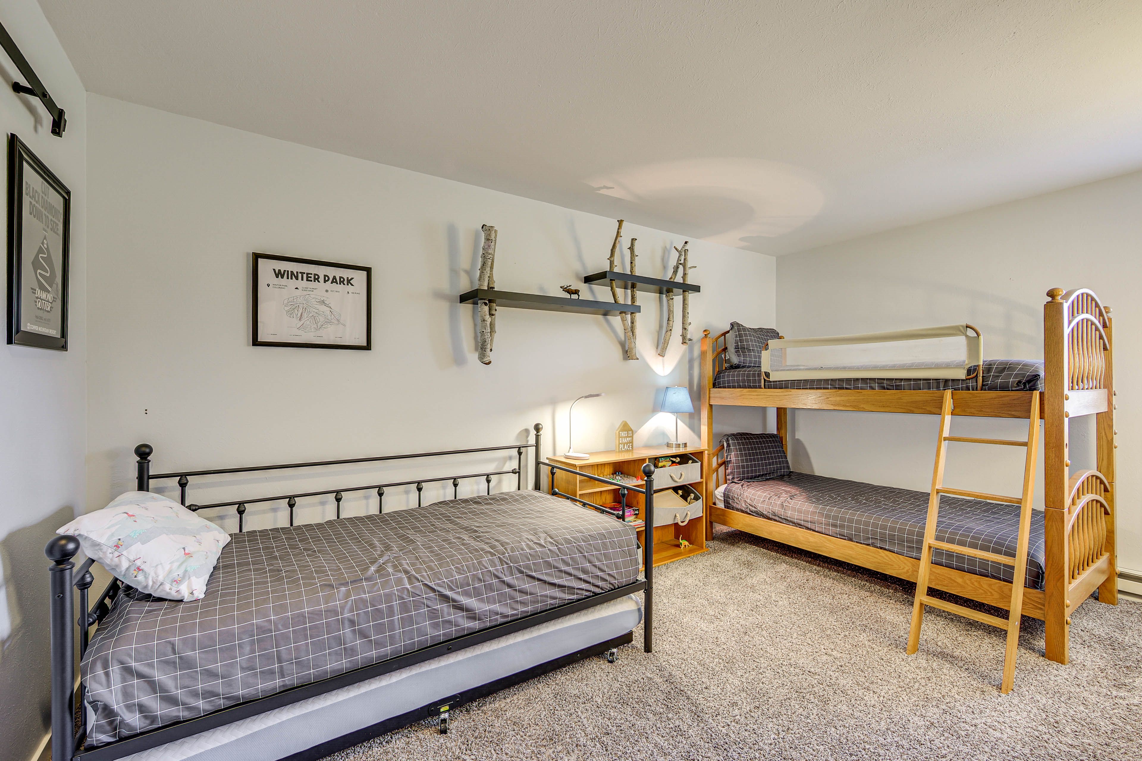 Bedroom 2 | Twin Bunk Bed | Twin Daybed w/ Twin Trundle
