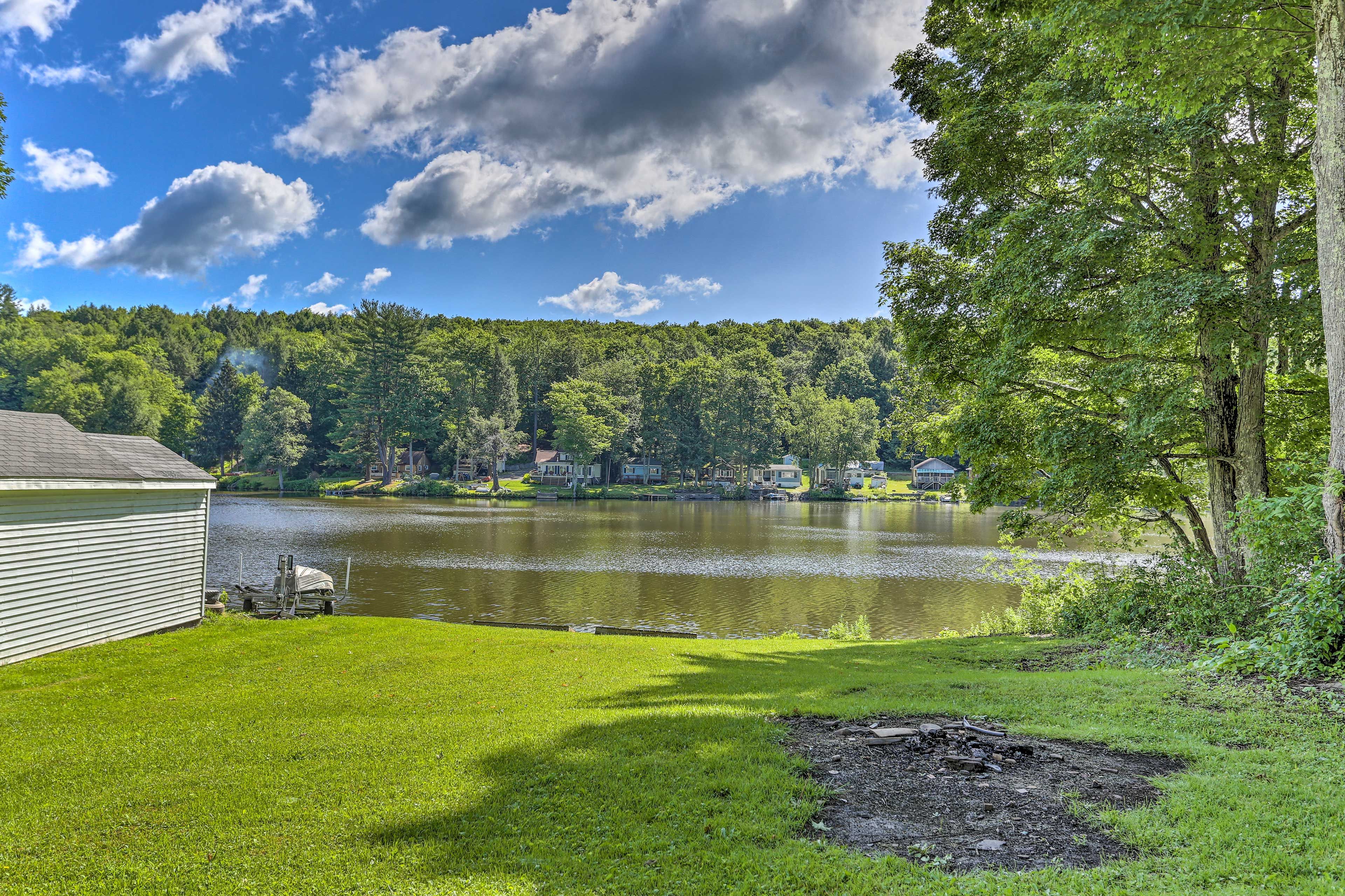Private Yard | Fire Pit | Direct Lake Access | Private Boat Dock