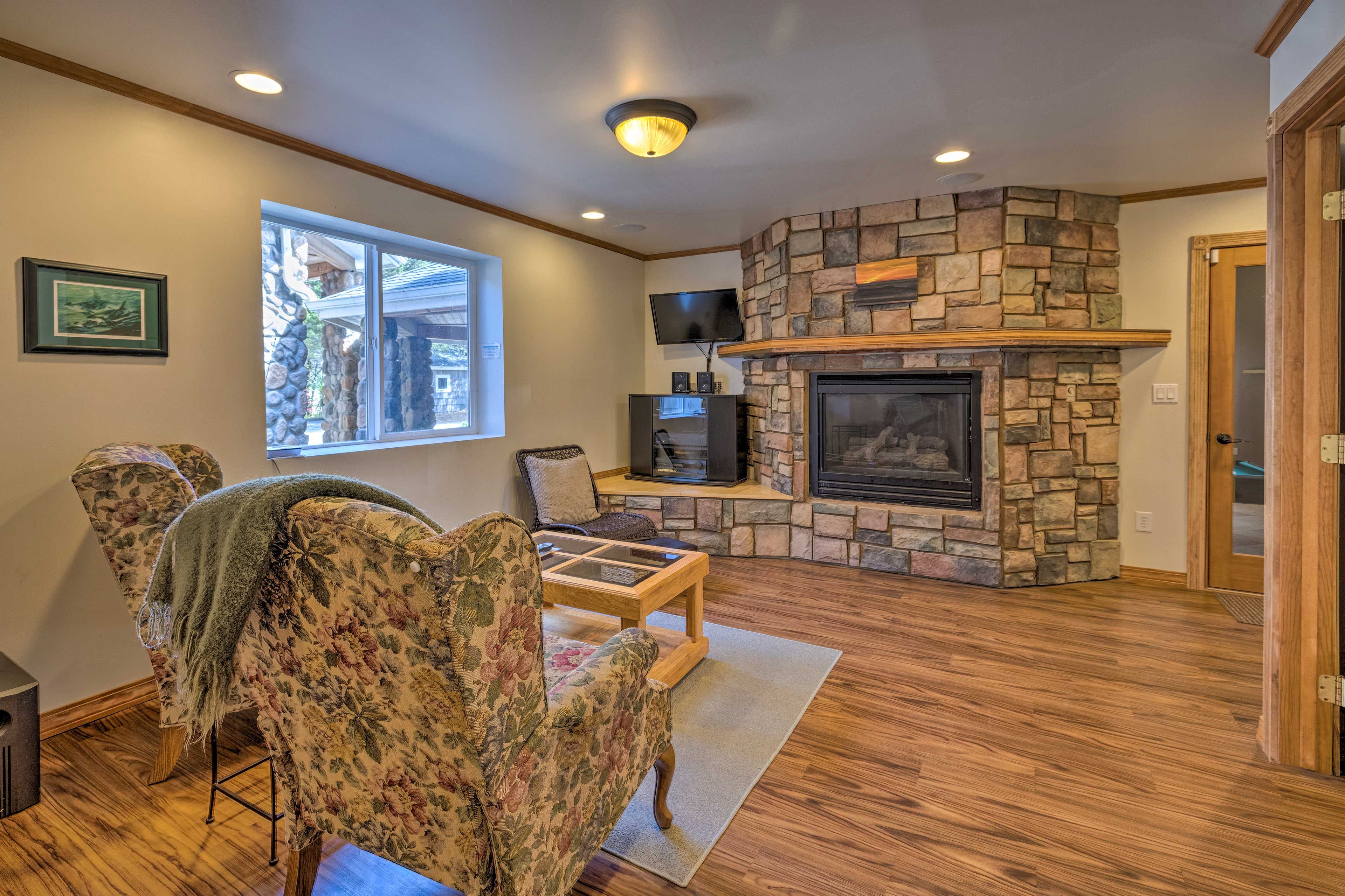 Fireplace Room | 1st Floor | Gas Fireplace