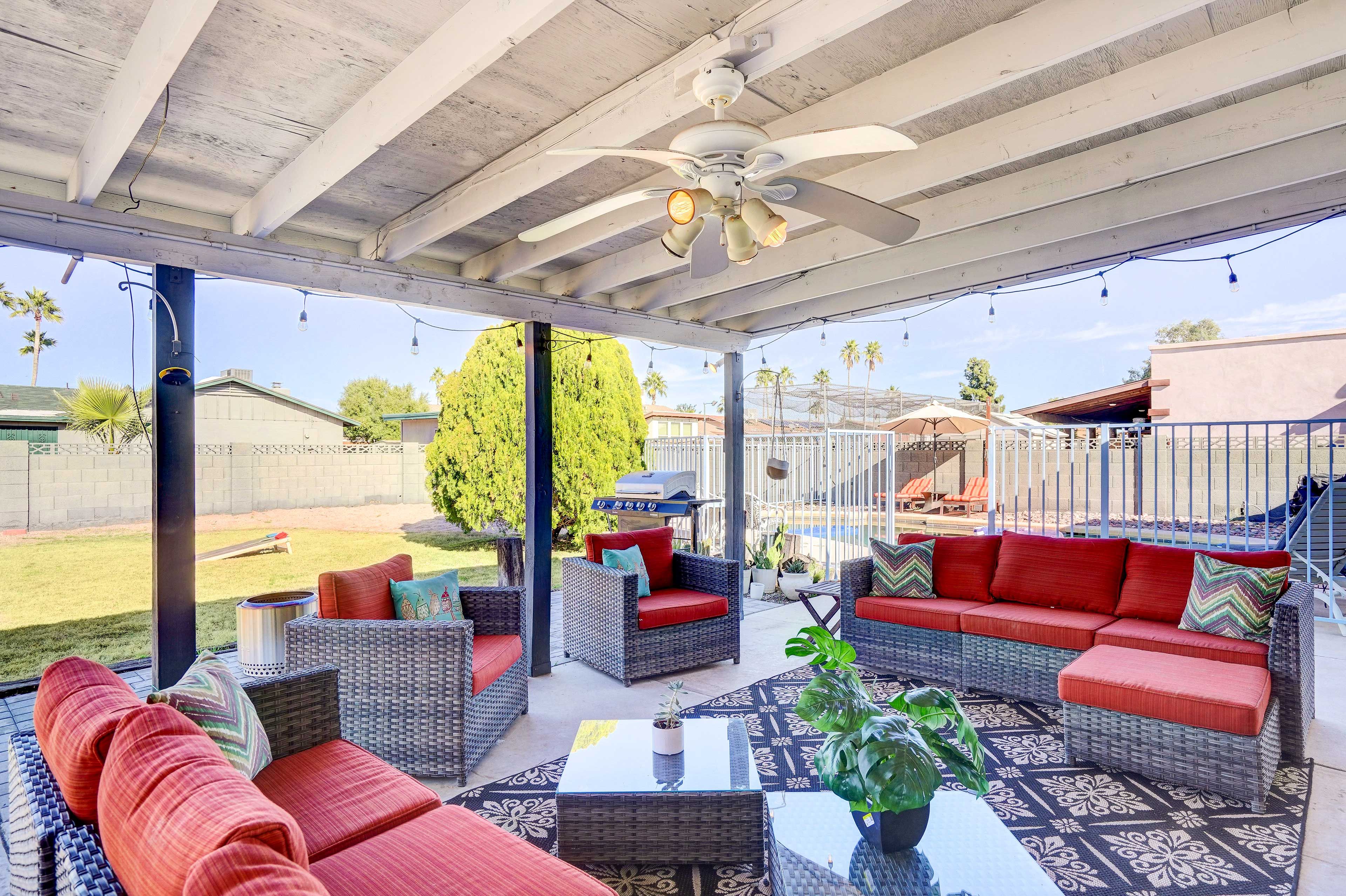 Exterior | Fire Pit | Gas Grill | Yard Games