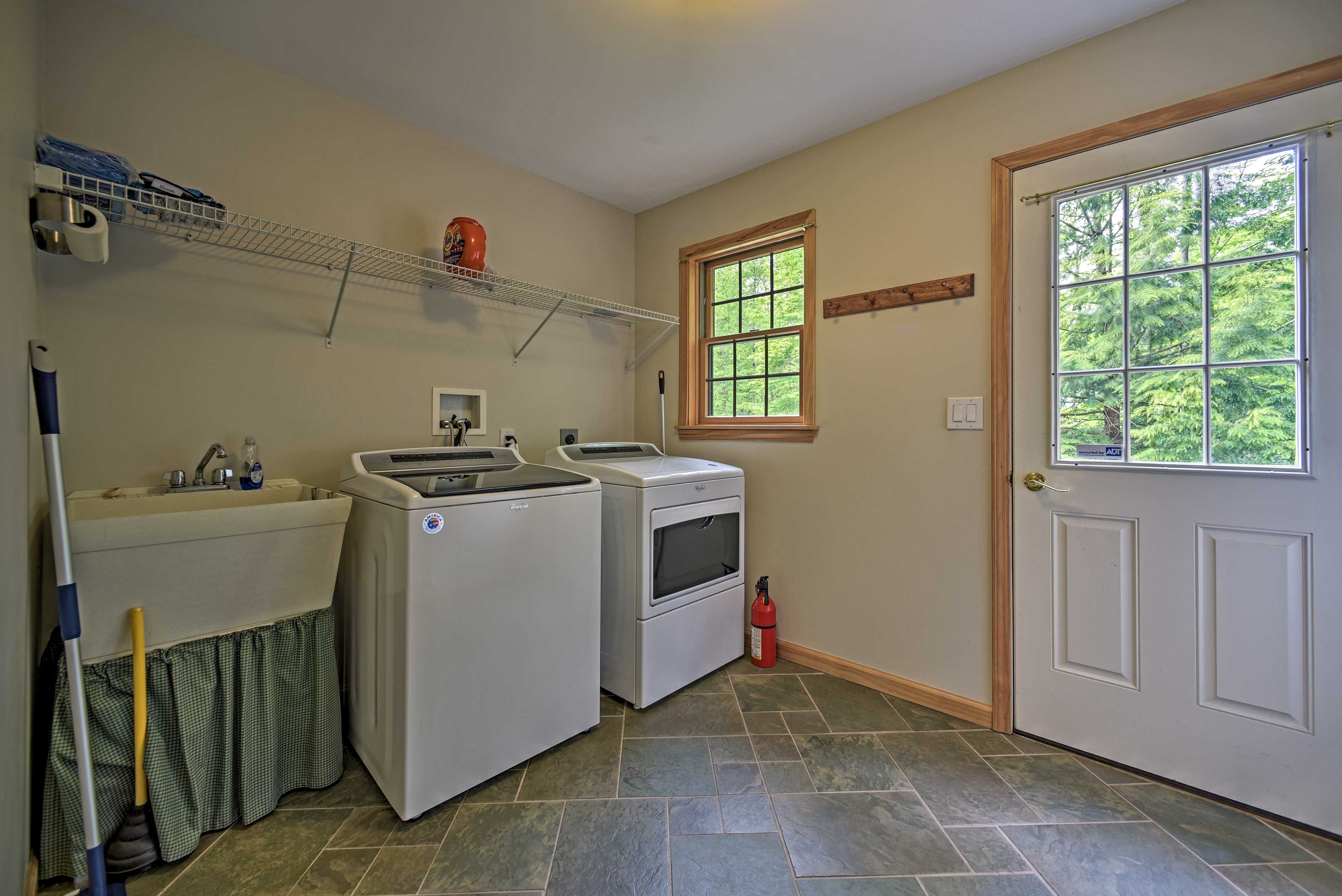 Laundry Room | 1st Floor | Detergent Provided