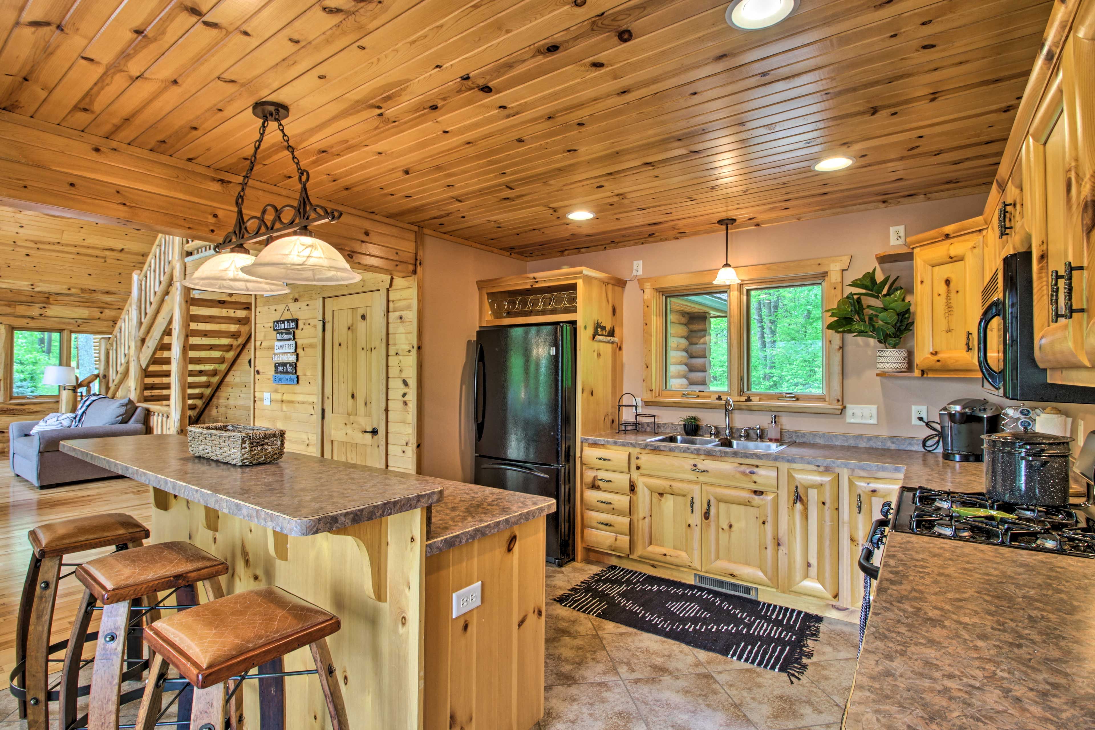 Well-Equipped Kitchen
