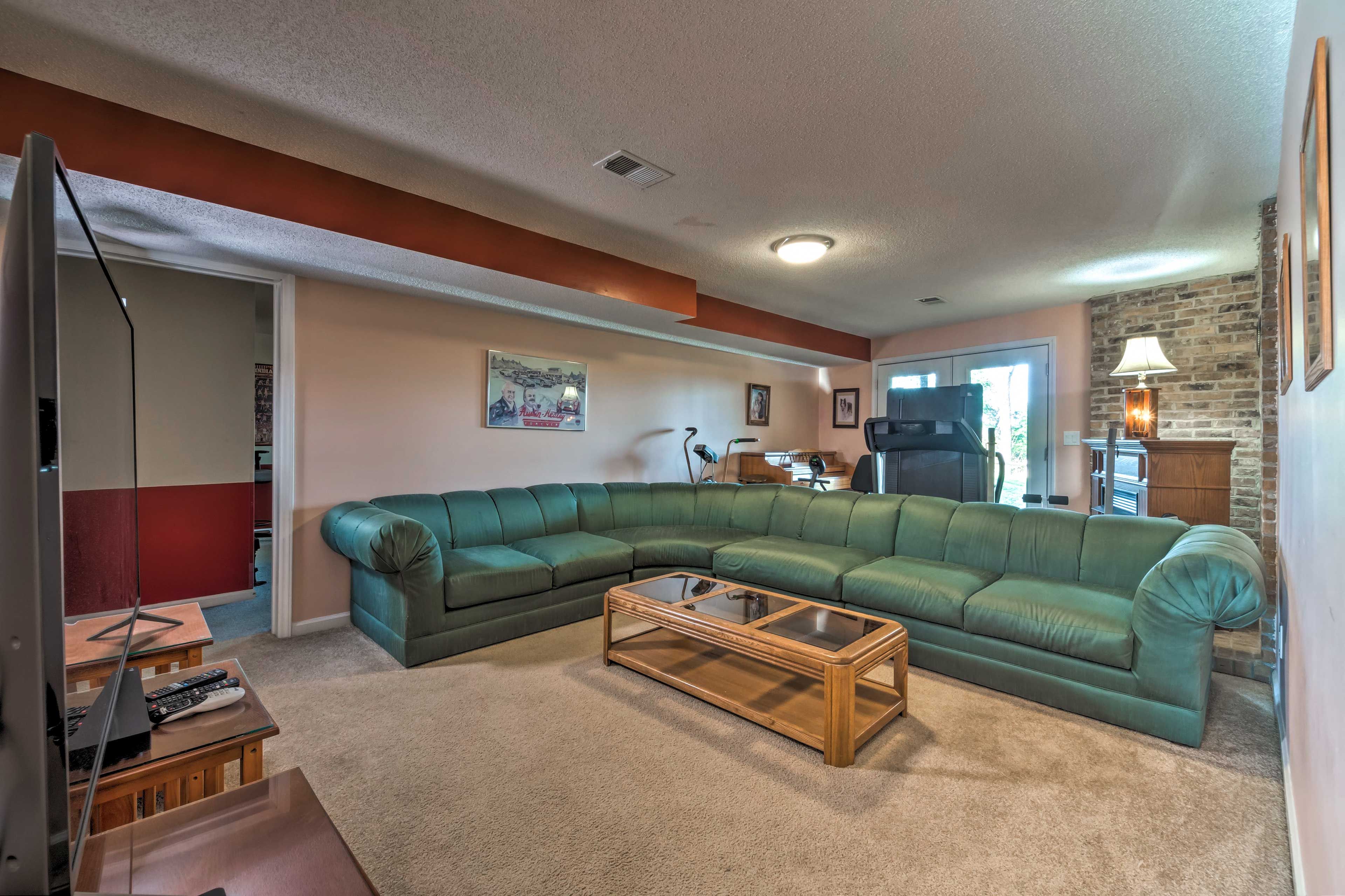 Downstairs Living Space | Fitness Equipment