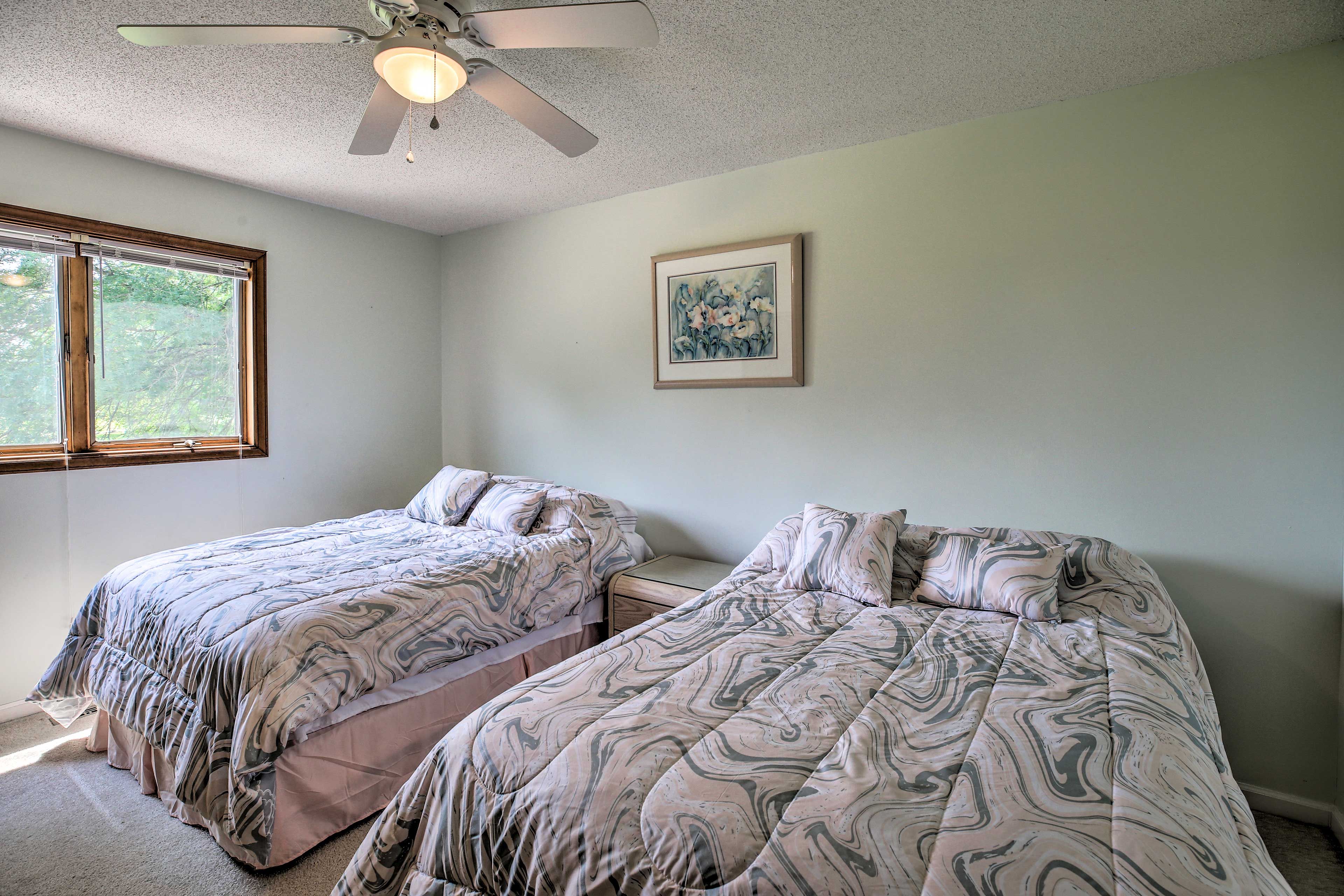 Bedroom 3 | 2 Full Beds | Linens Provided