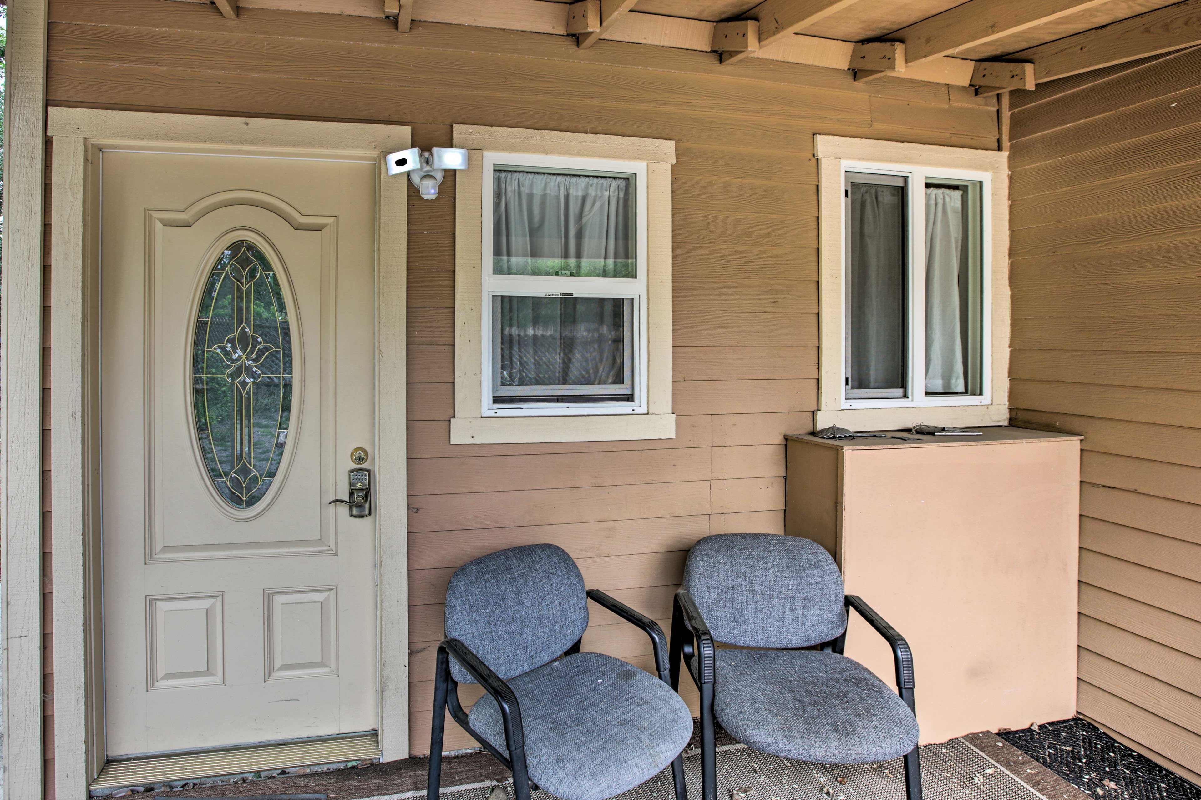 Covered Front Porch | Keyless Entry