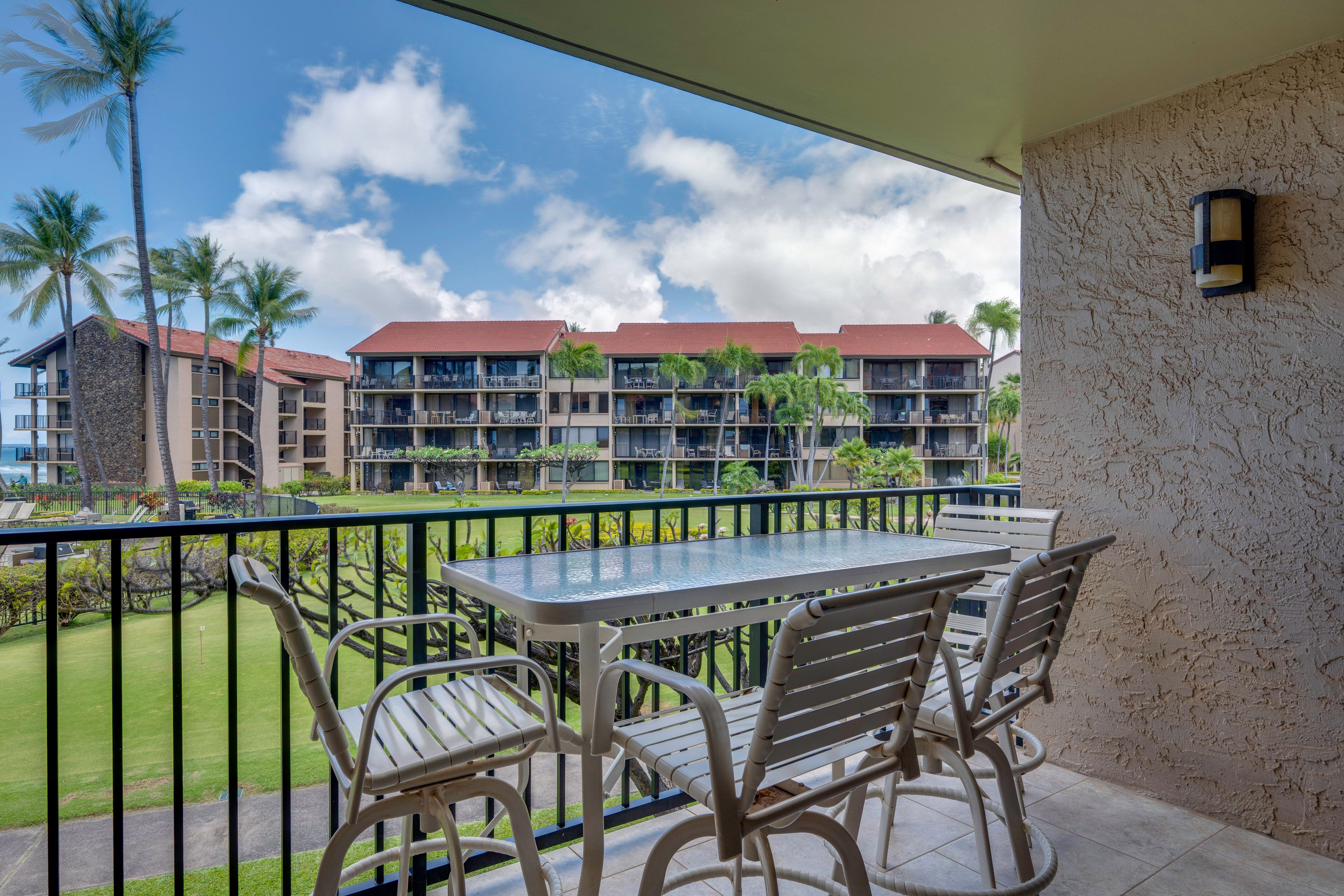 Private Covered Balcony
