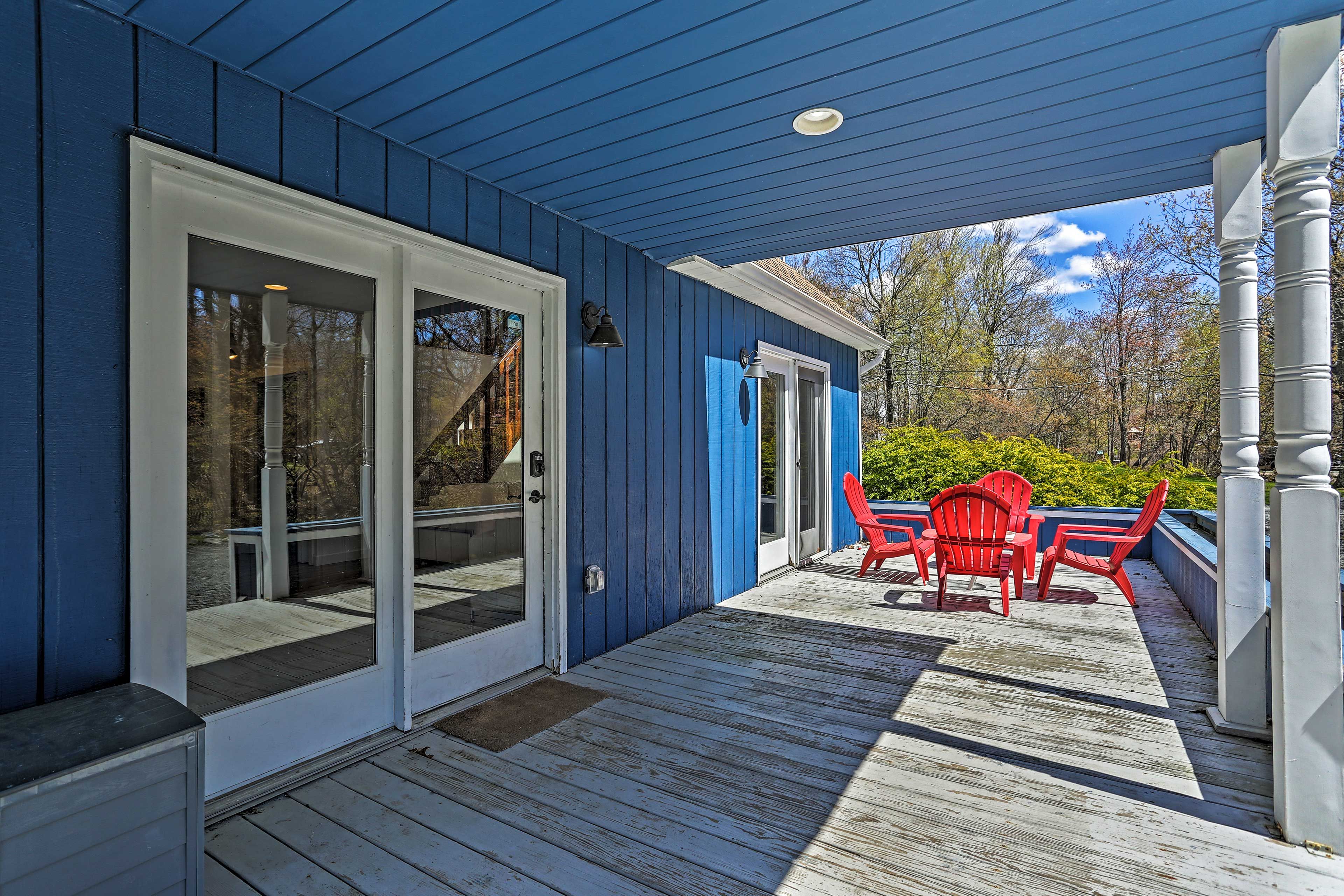 House Exterior | Furnished Front Deck