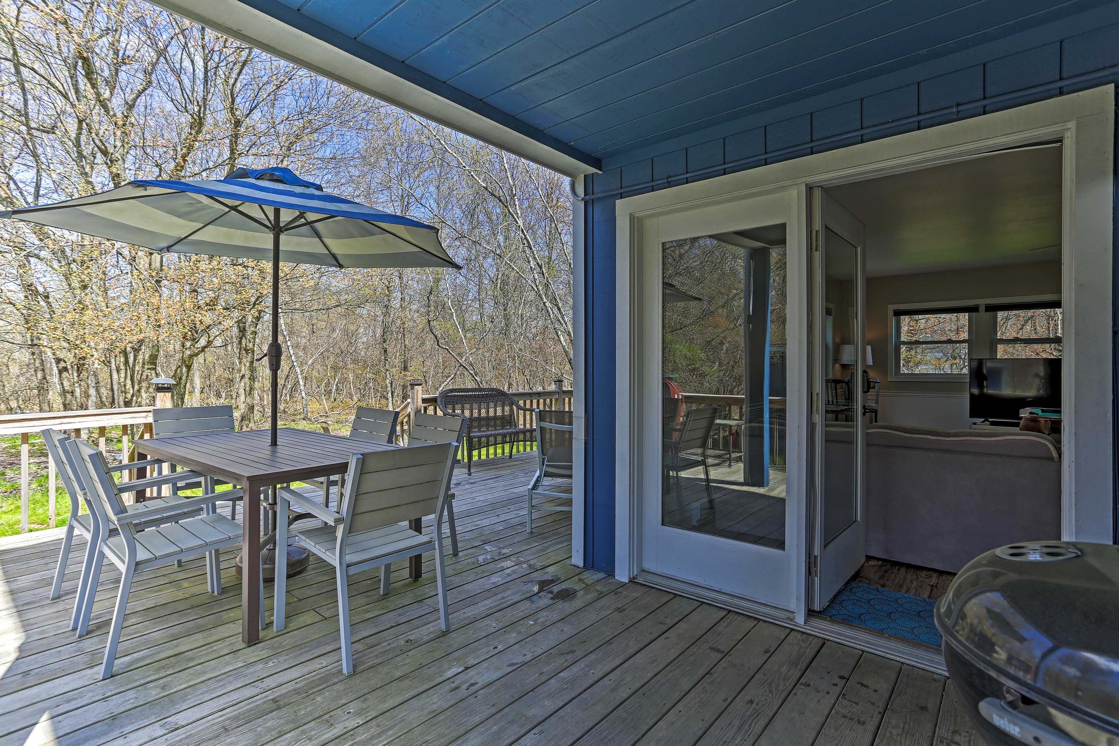 Furnished Back Deck
