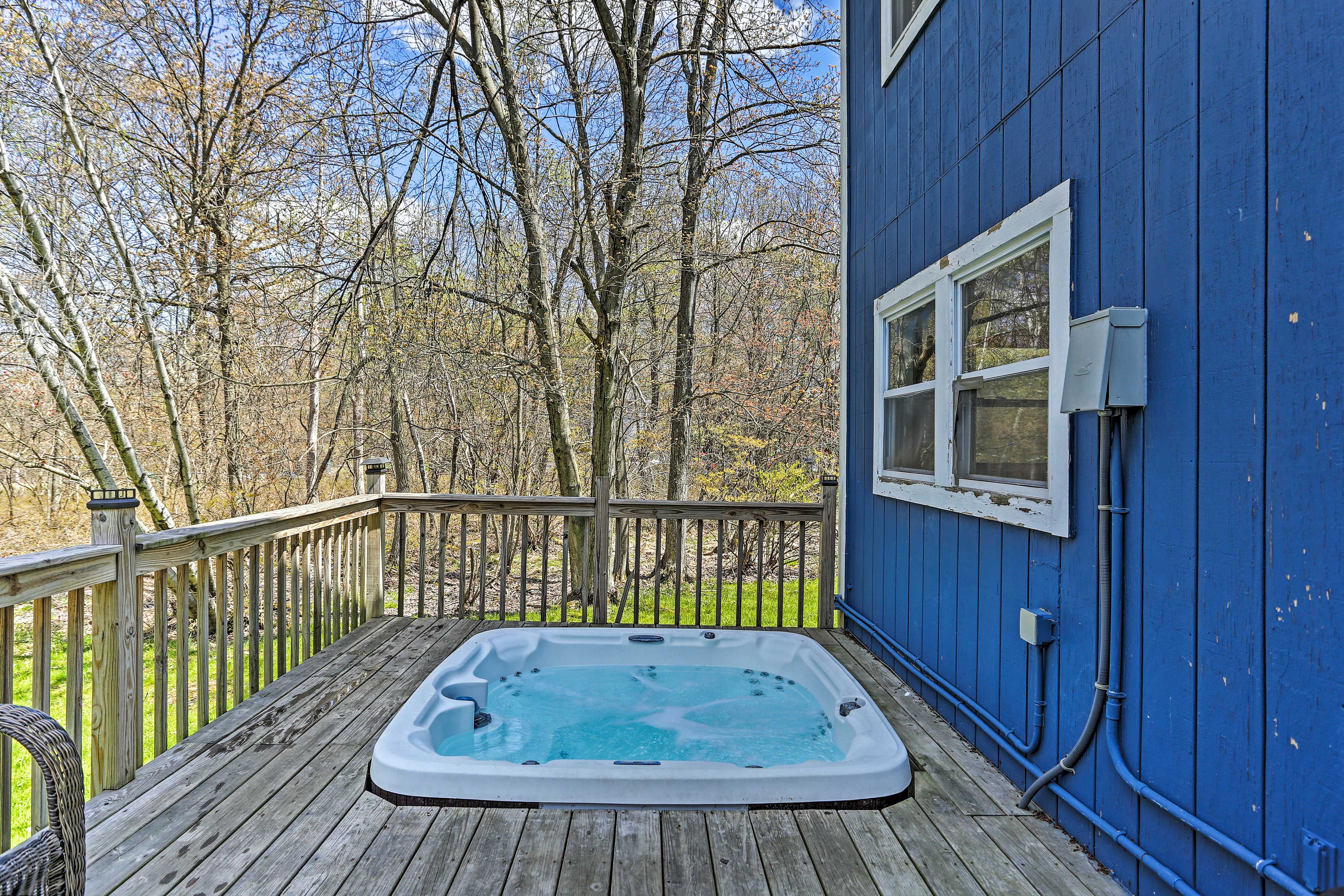 House Exterior | Private Hot Tub