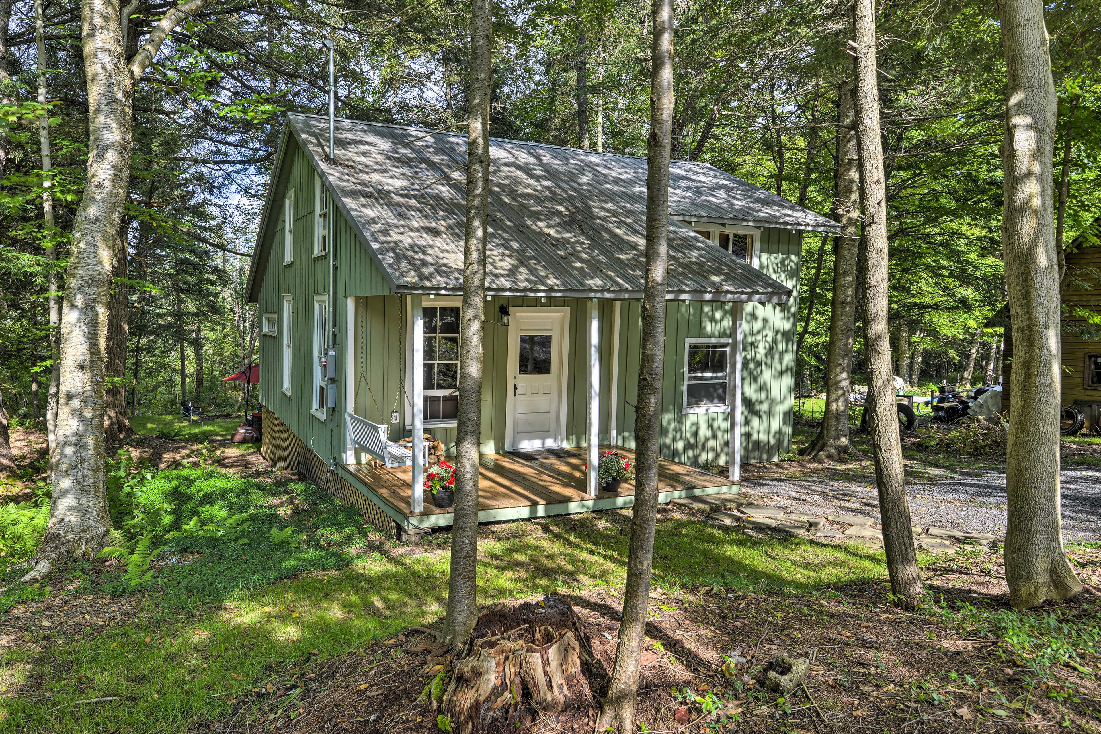 Forestport Vacation Rental | 4BR | 1BA | 2 Stories | 1 Step Required