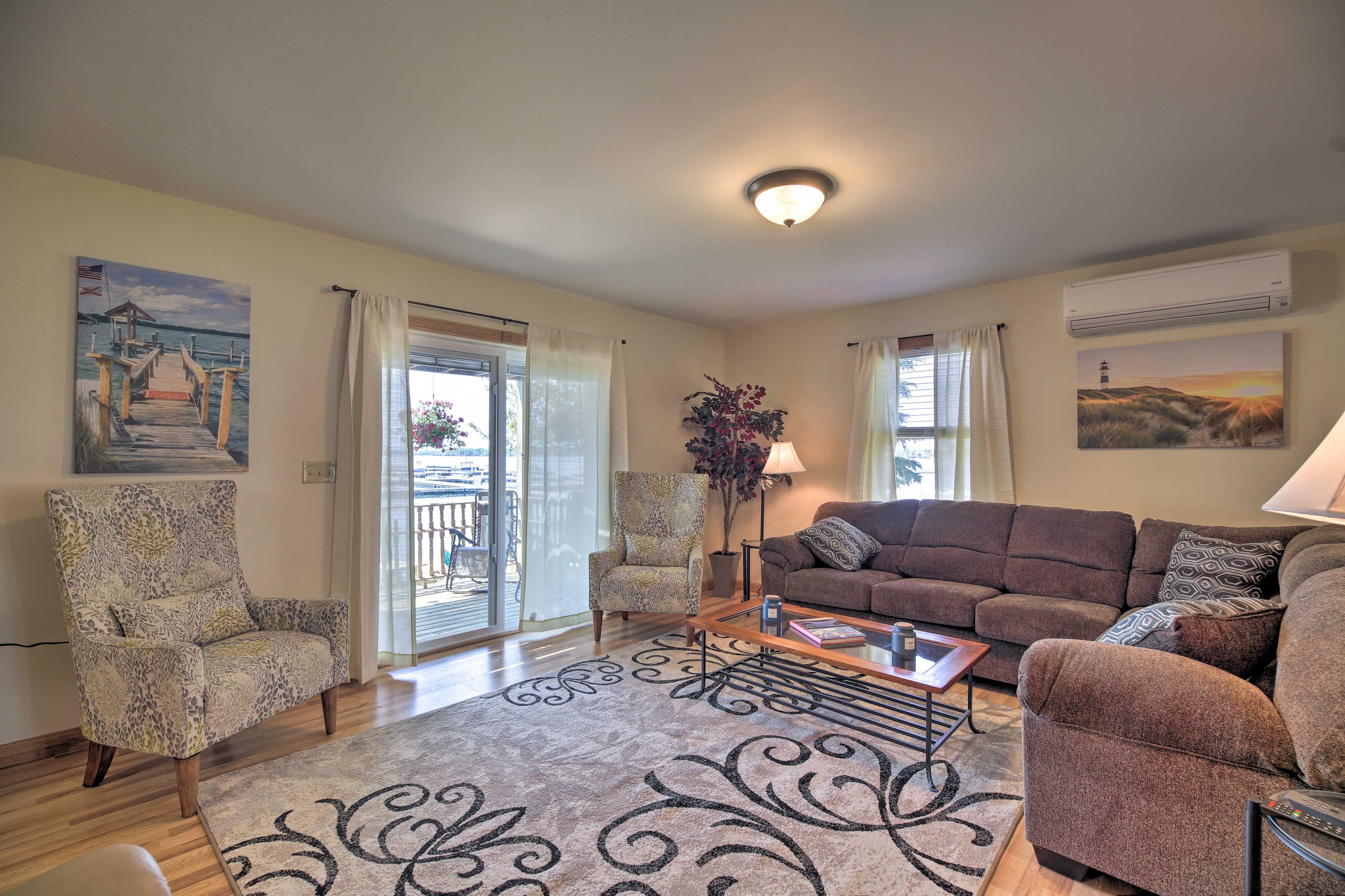 Living Room | Air Conditioning Units Throughout Home