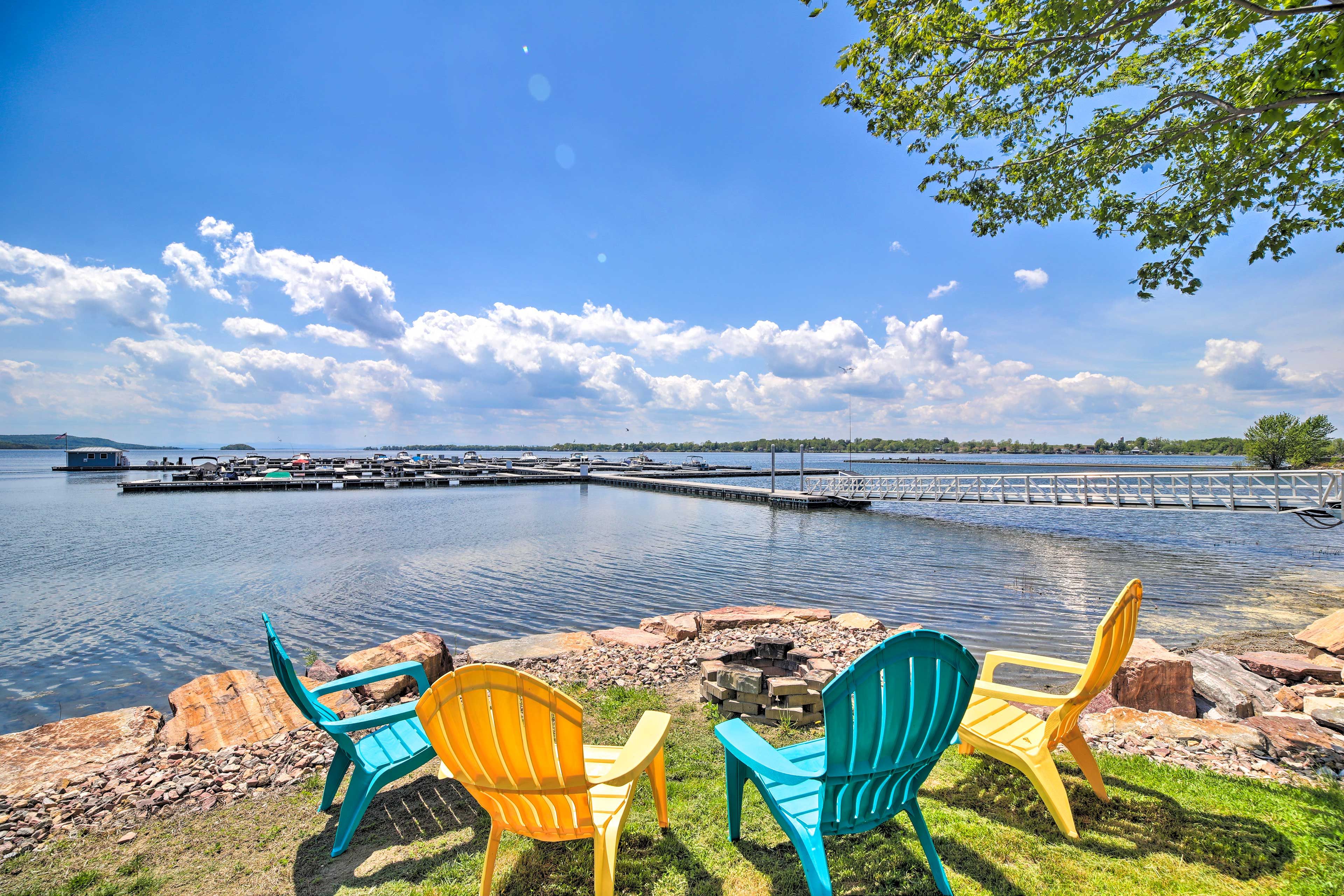 Waterfront Yard | Fire Pit