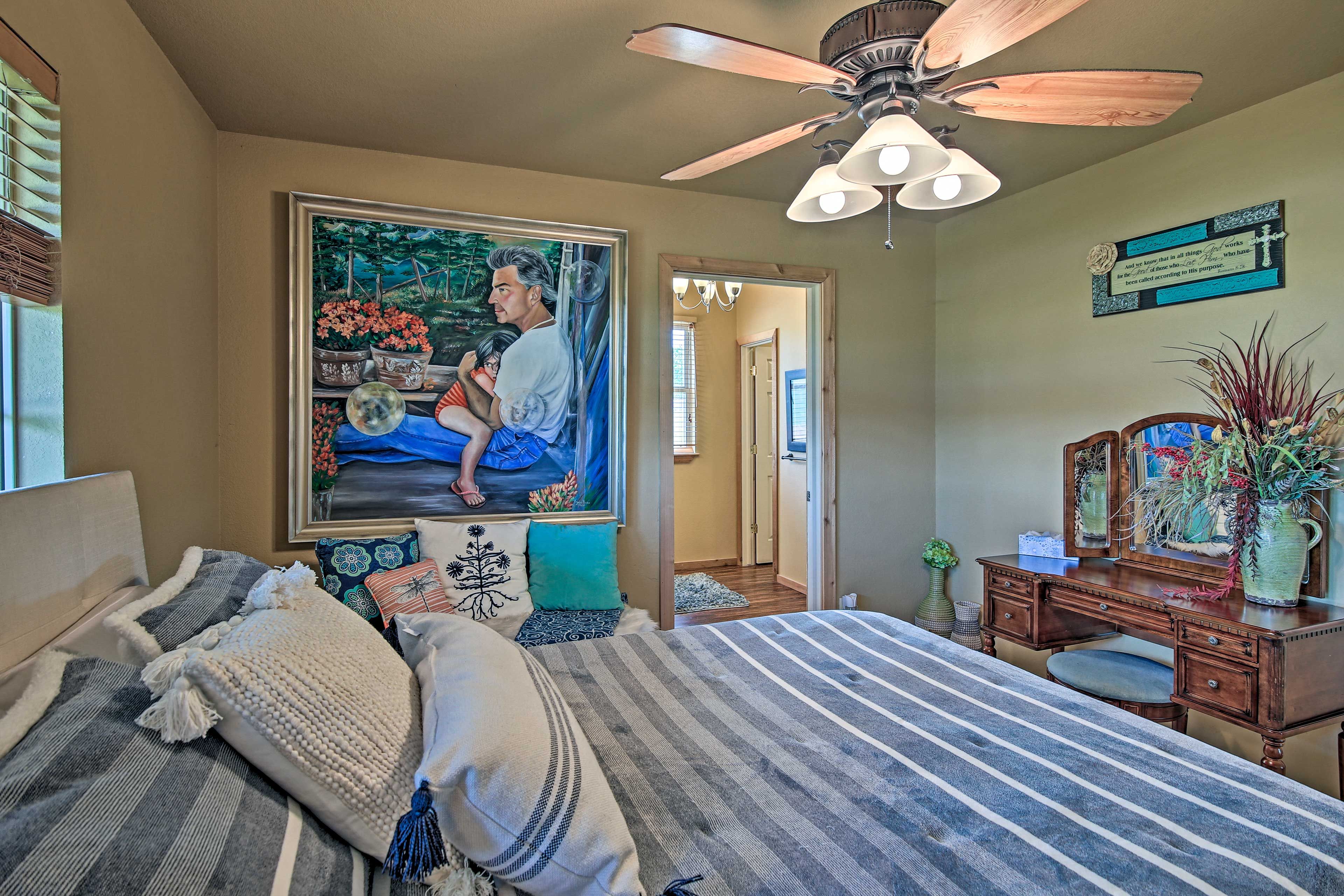 Bedroom 2 | En-Suite Bathroom | Laptop-Friendly Workspace