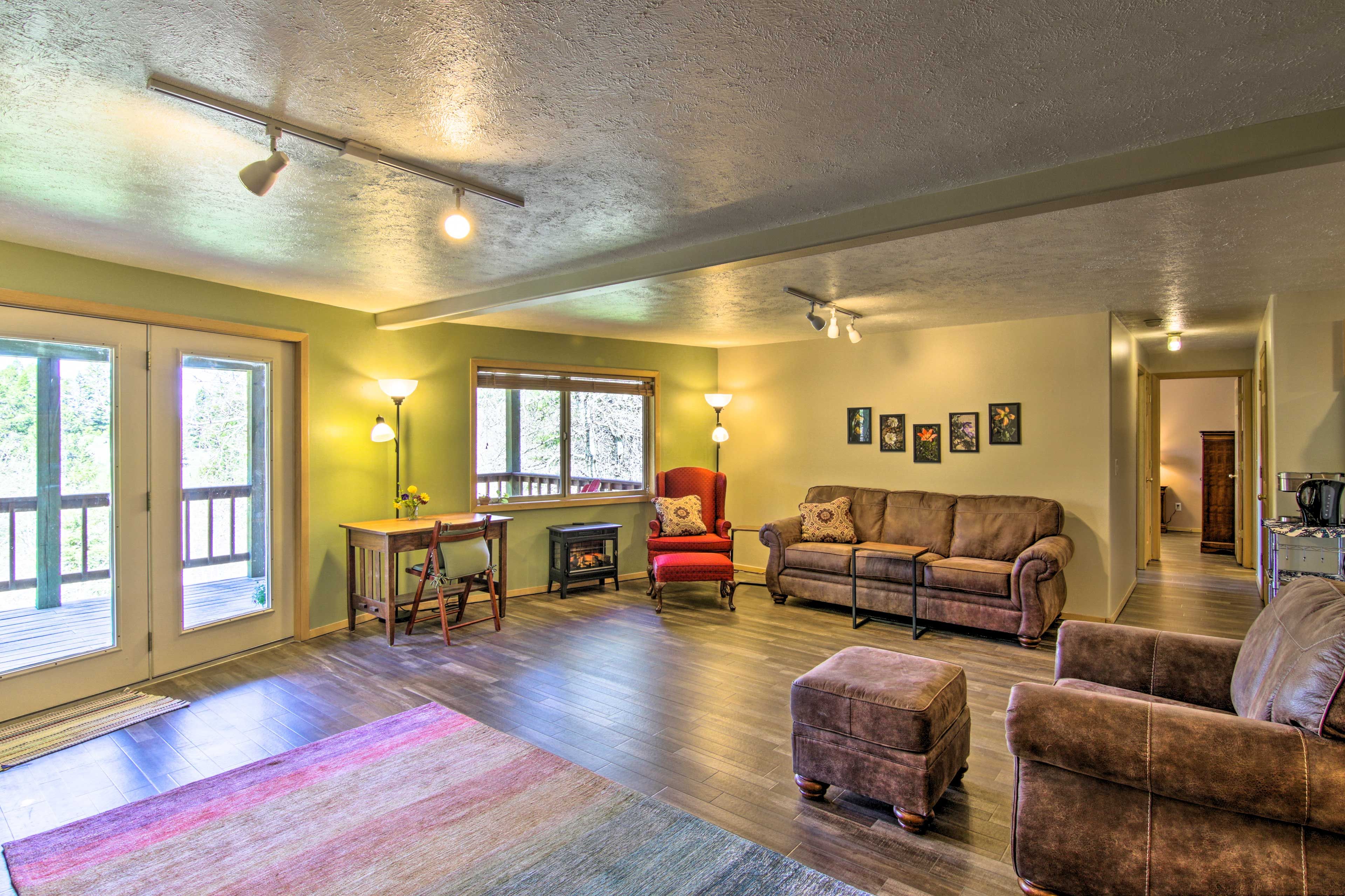 Living Area | Radiant Floor Heating