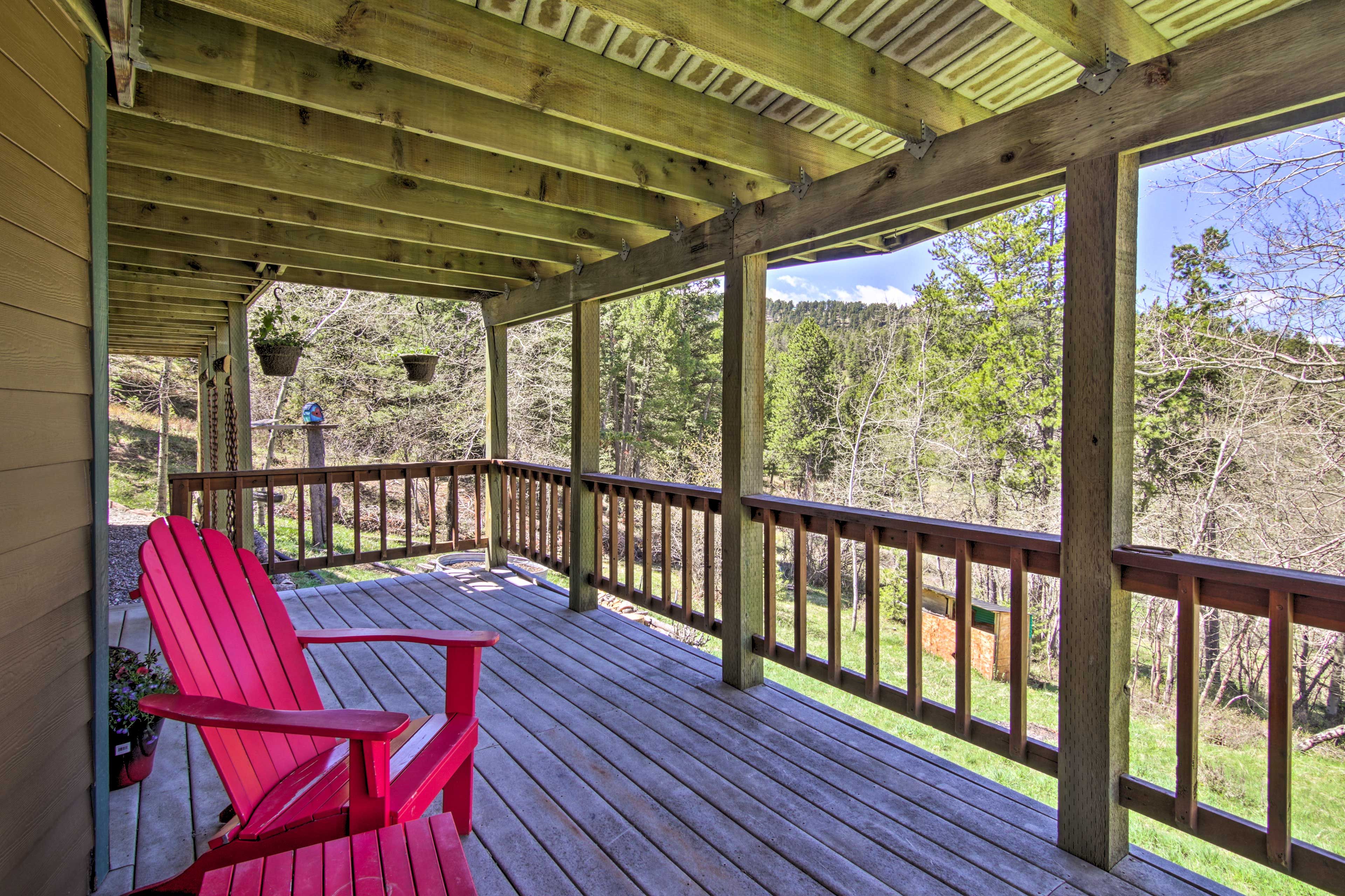 Private Deck | Forest Views