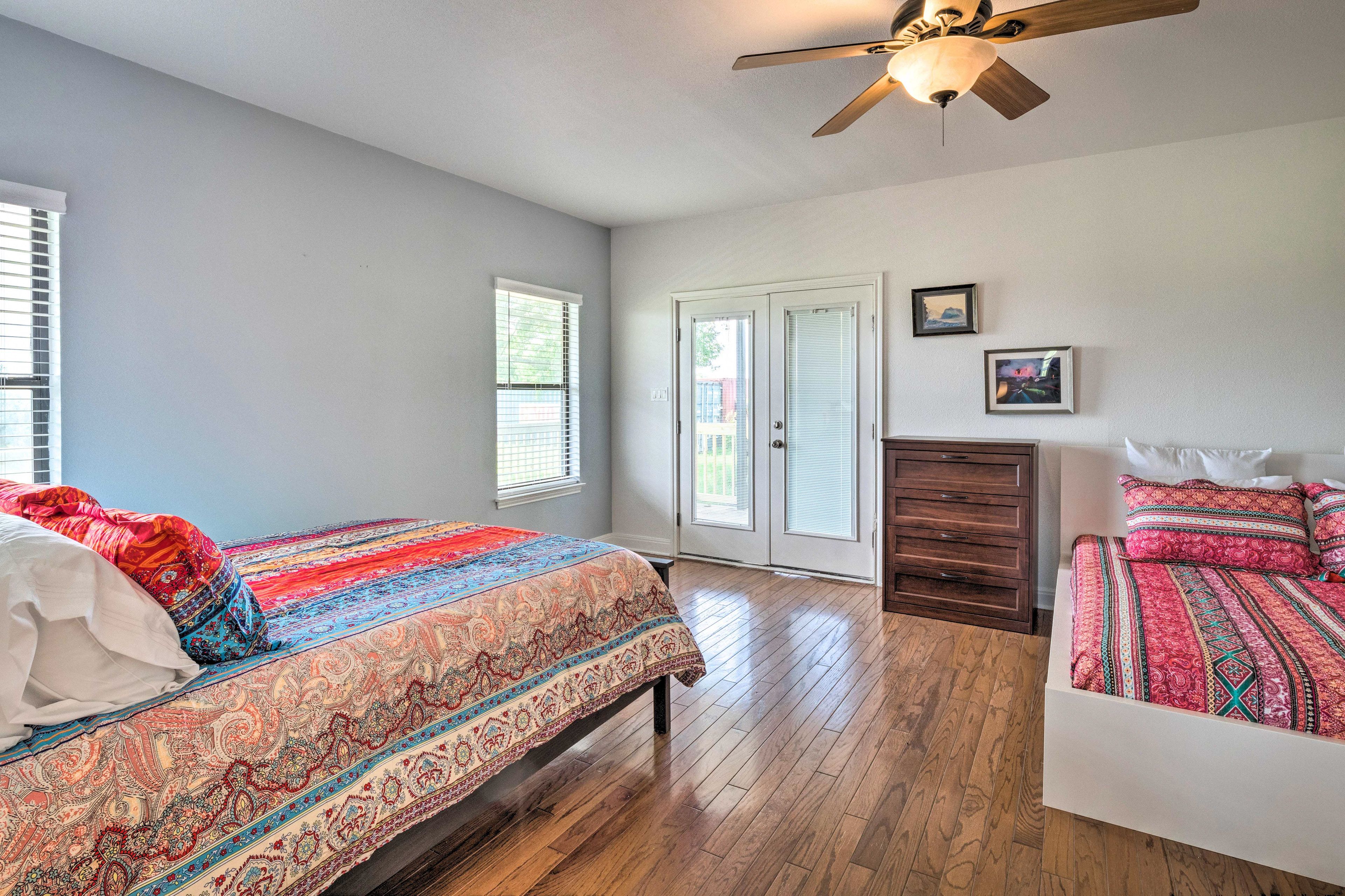 Bedroom 1 | 1st Floor | King Bed | Queen Bed | Linens Provided