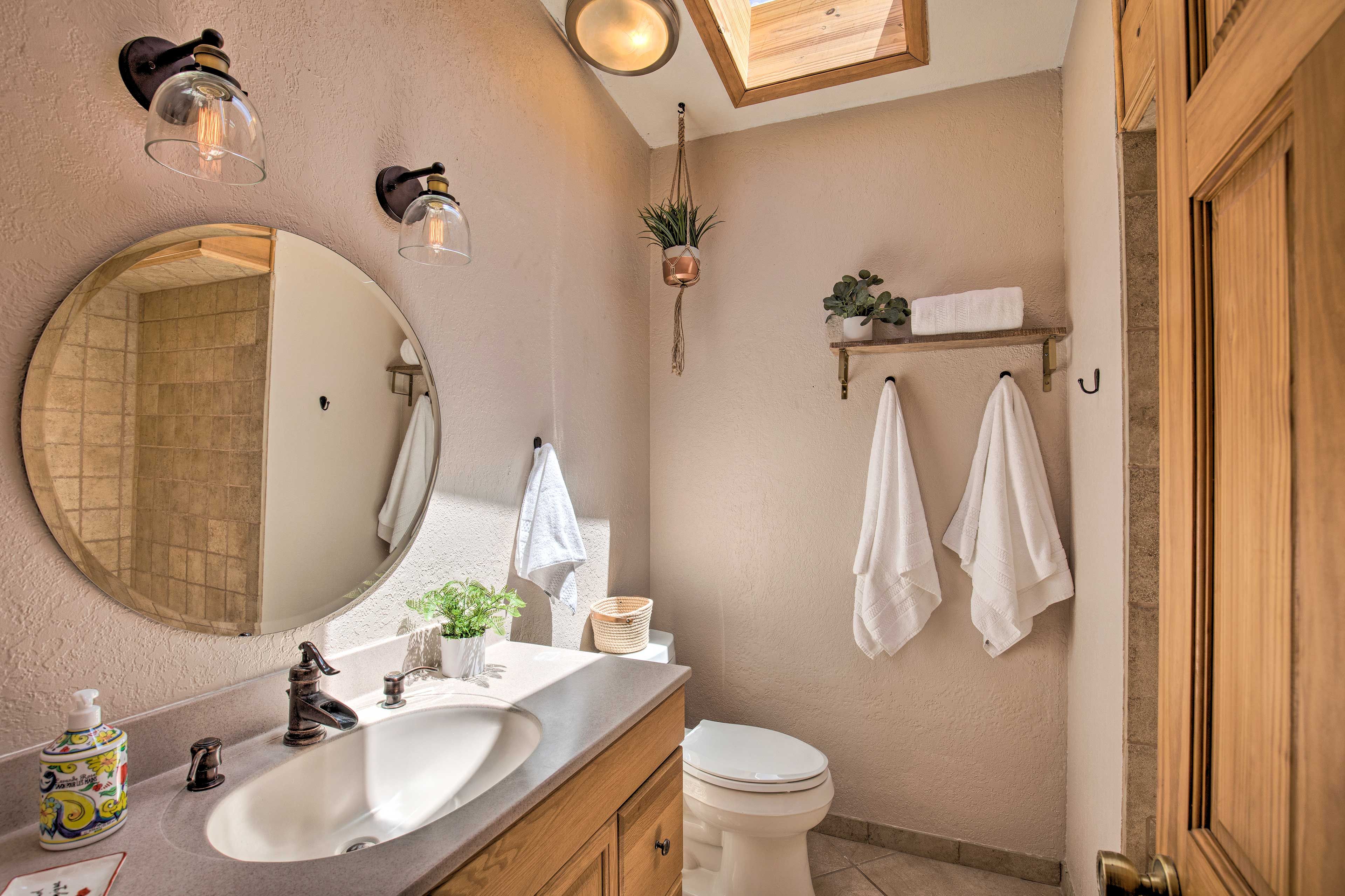 Full Bathroom | Ceiling Windows